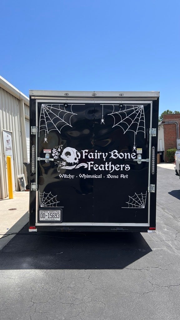 Fairy Bone Feathers - Trailer Decal
