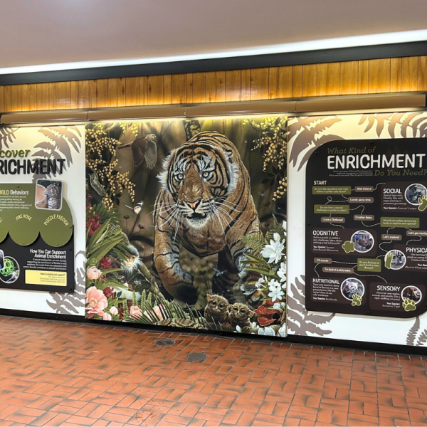 Mesker Park Zoo & Botanic Garden - Discover Enrichment Signage