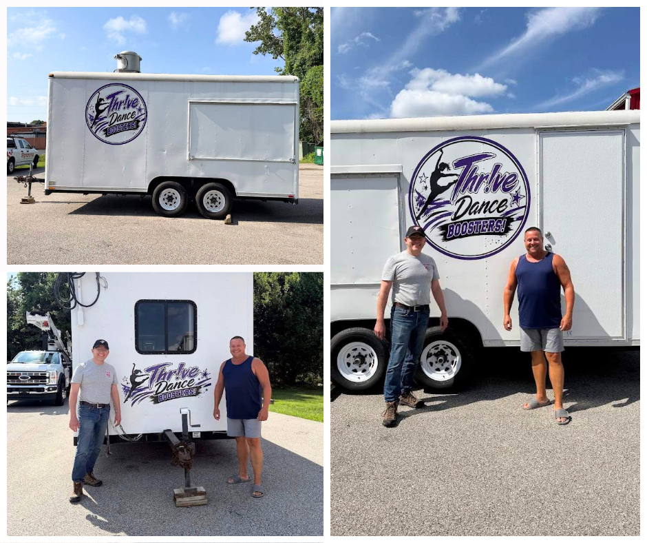 Thrive Dance Booster Club - SOS 2026 Food Trailer Graphics