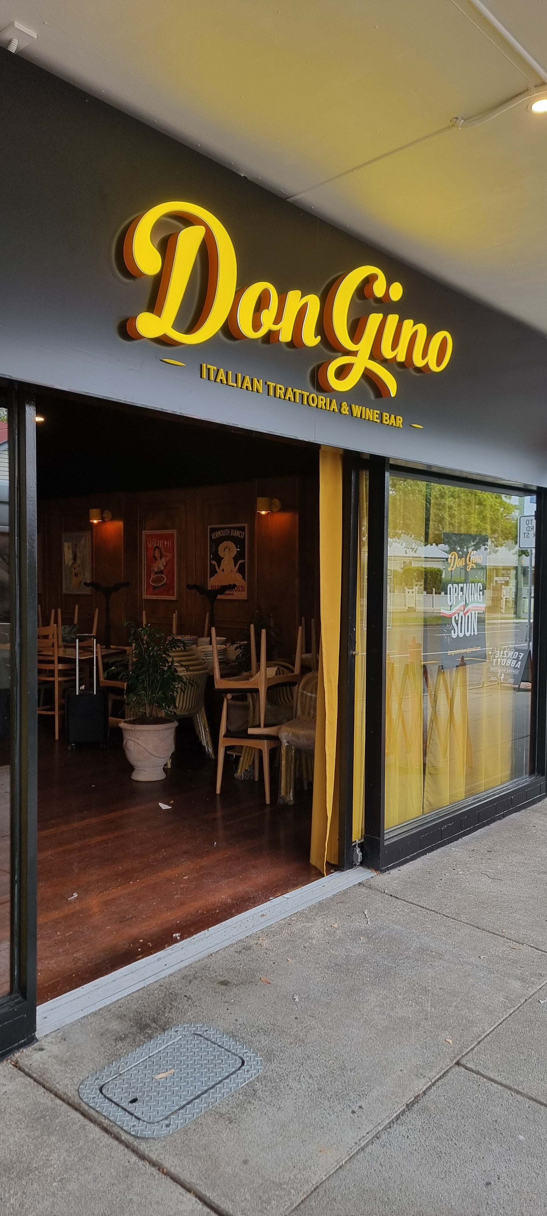 Illuminated 3D Letters for Don Gino