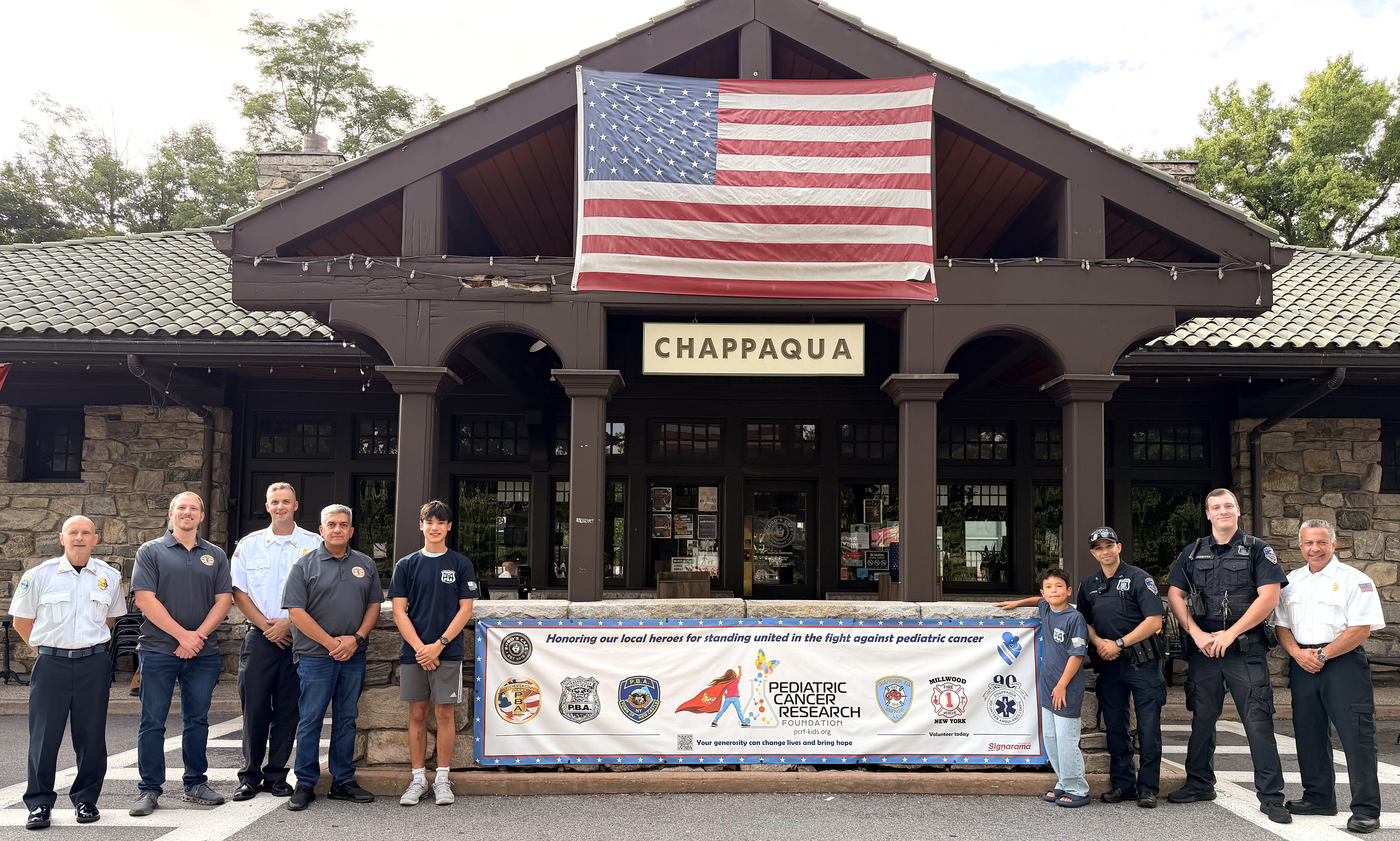Custom Sponsor Banner for Chappy Cares in Chappaqua, NY