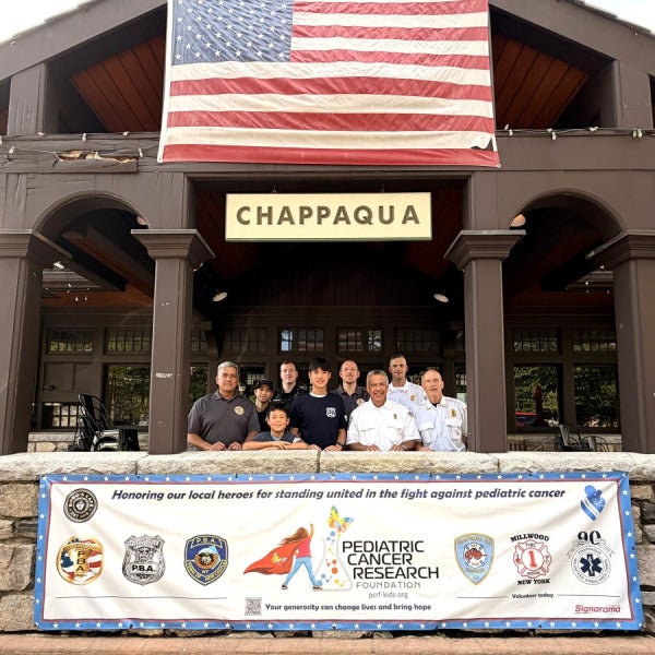 Custom Sponsor Banner for Chappy Cares in Chappaqua, NY