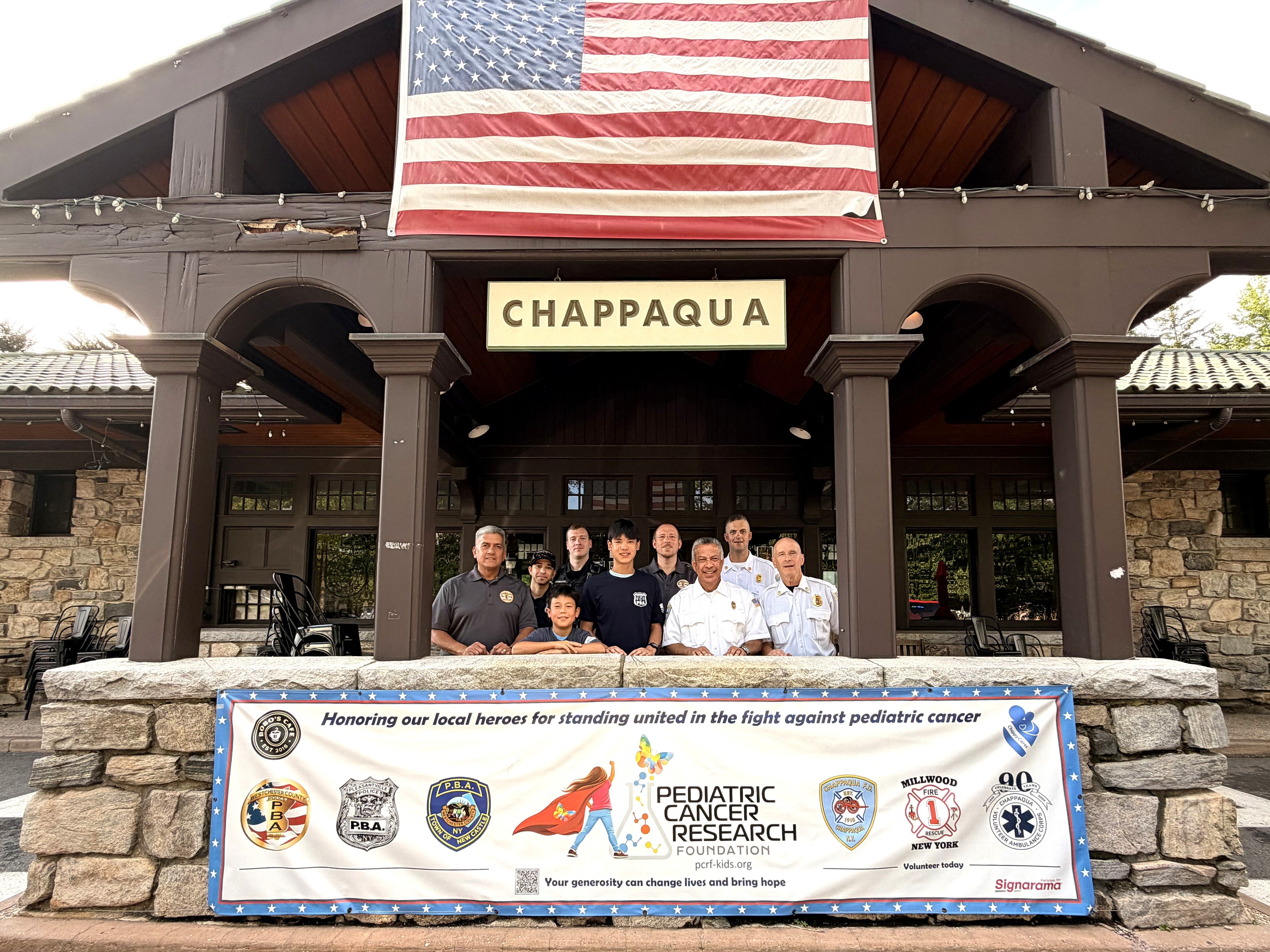 Custom Sponsor Banner for Chappy Cares in Chappaqua, NY