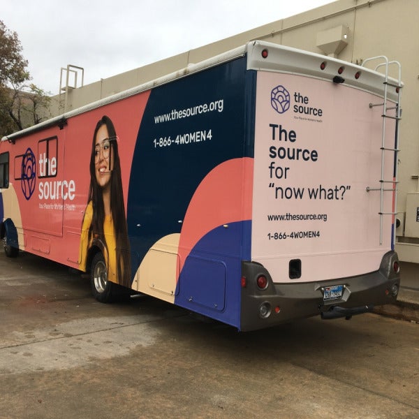 Signarama Austin replaced The Source's old wrap