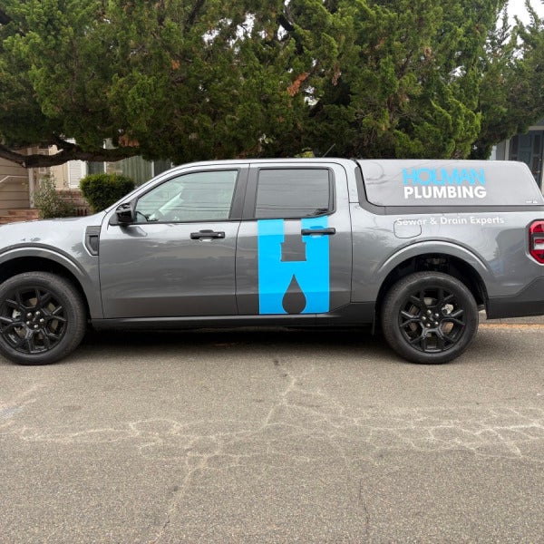 Holman Plumbing Custom Fleet Vehicle Graphics | Signarama Santa Rosa