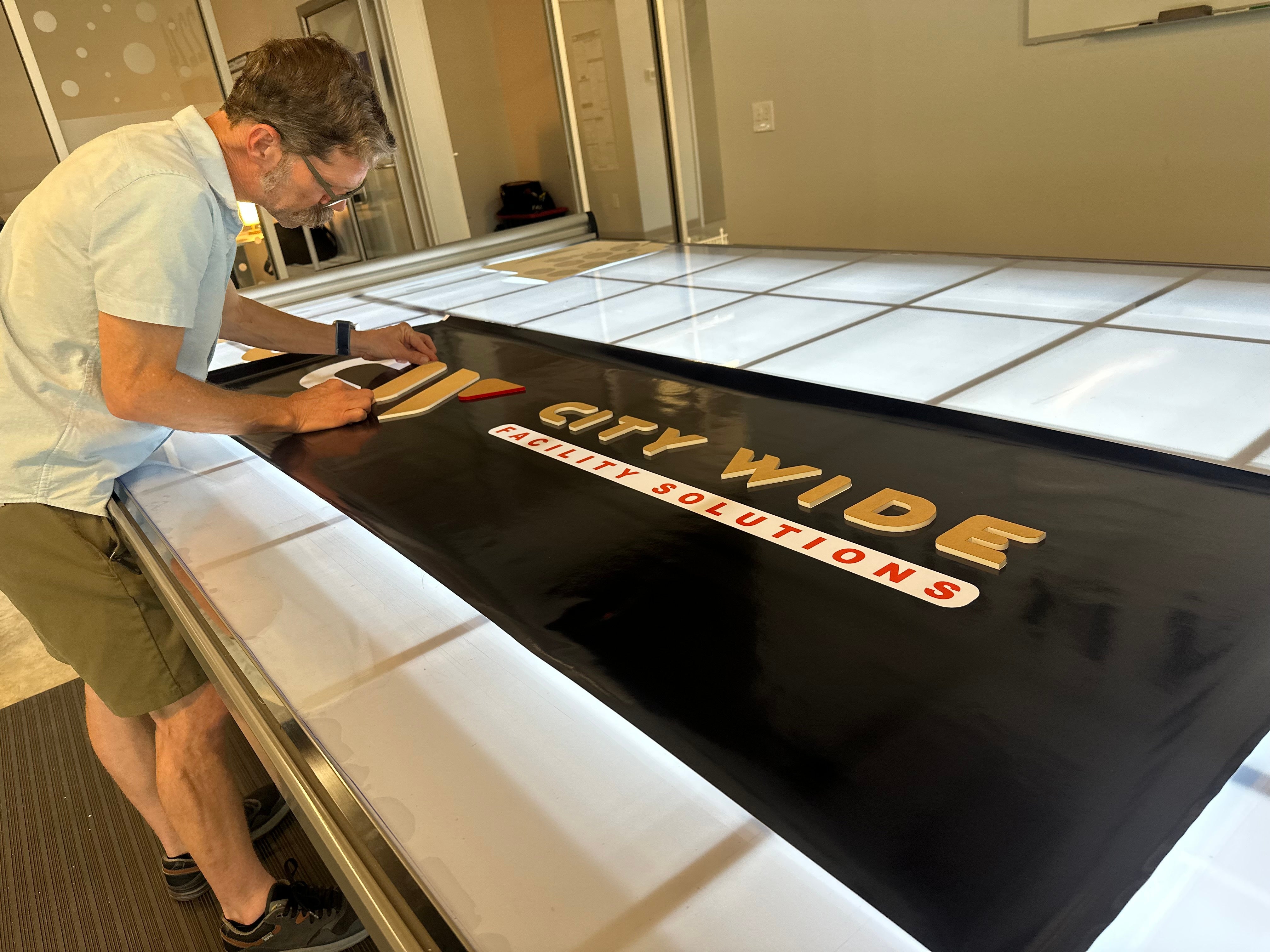 Custom Sign for City Wide Facility Solutions in North Charleston