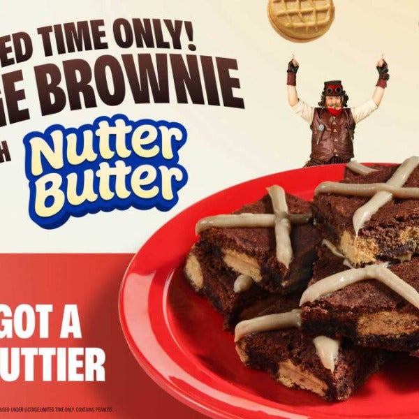 Cicis Just Made Its Famous Brownies Even Harder to Resist With a NUTTER BUTTER Twist Cicis Just Made Its Famous Brownies Even Harder to Resist With a NUTTER BUTTER Twist