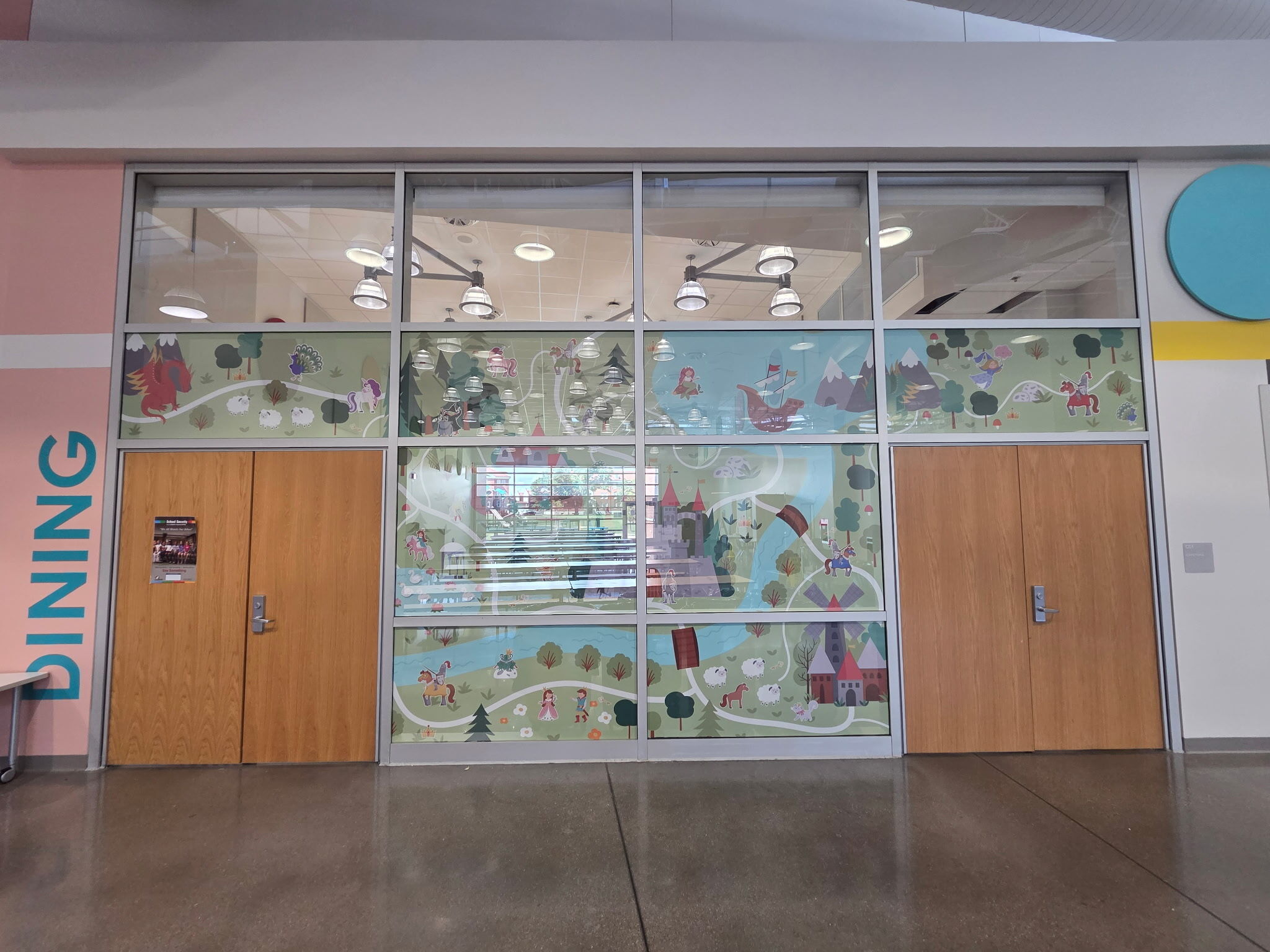 Custom School Window Graphics & Window Perf | Kingsolver Elementary Fort Knox KY