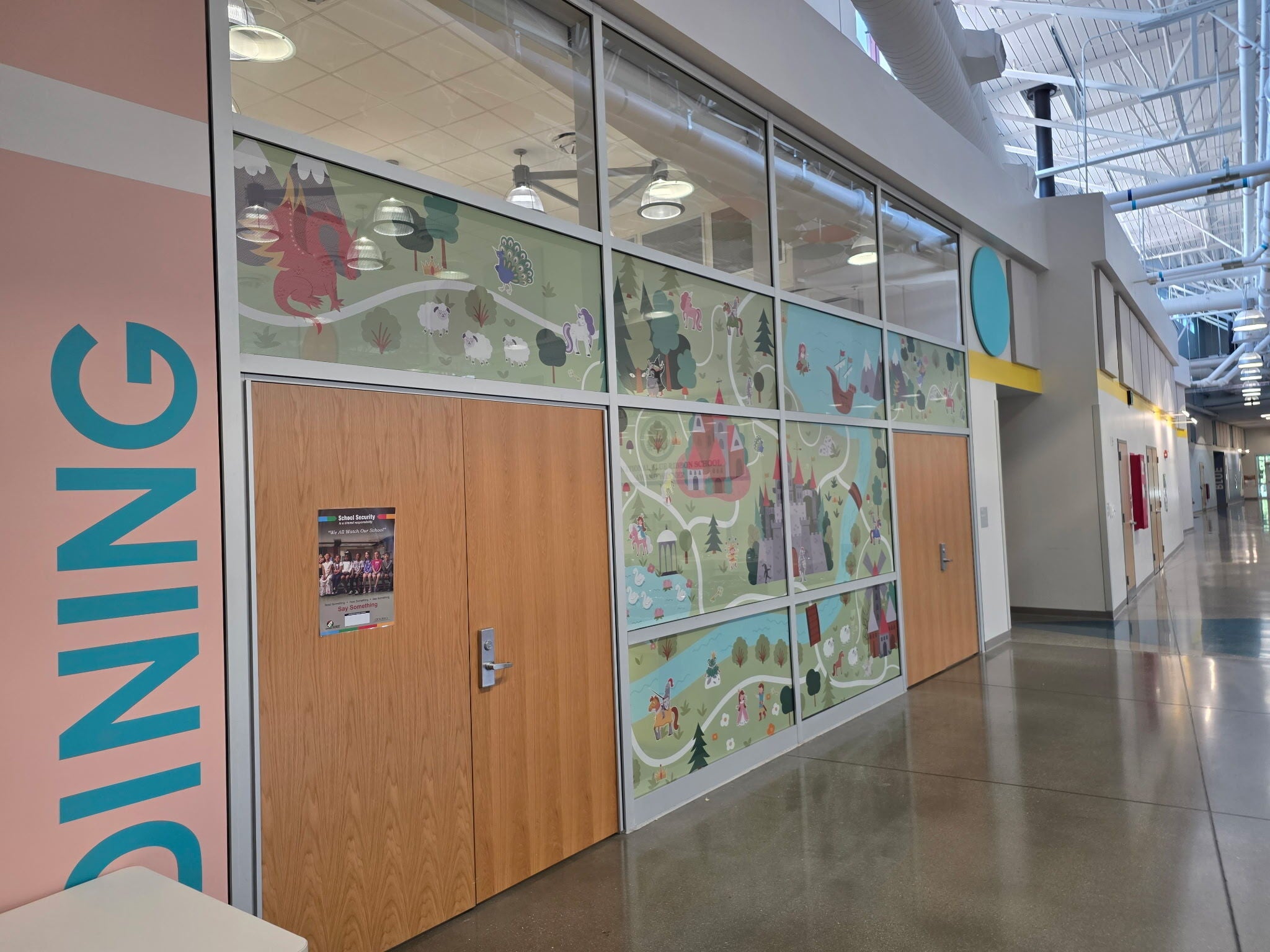 Custom School Window Graphics & Window Perf | Kingsolver Elementary Fort Knox KY