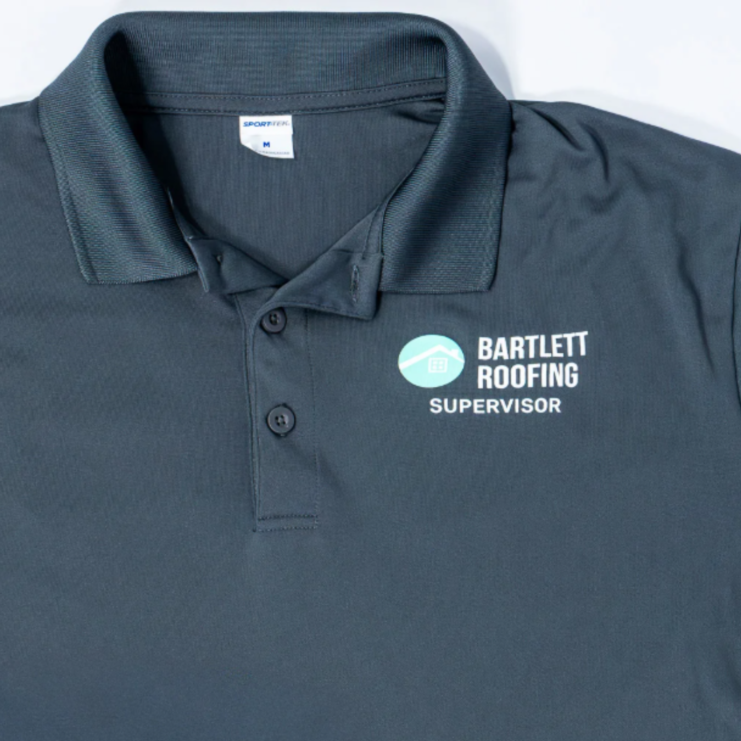Custom Embroidered Polos for Bartlett Roofing