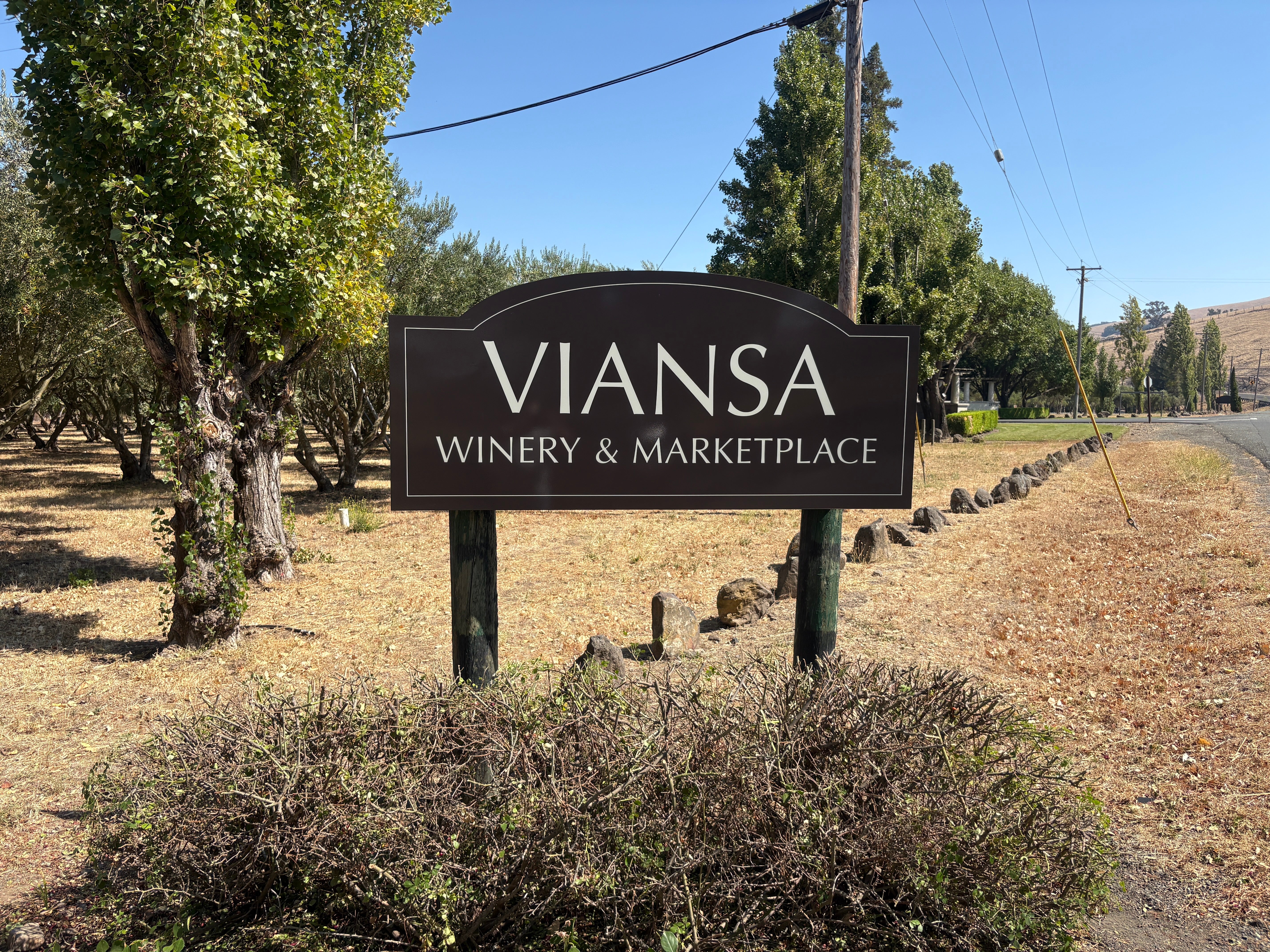 Custom Winery Signage for Viansa Winery & Marketplace