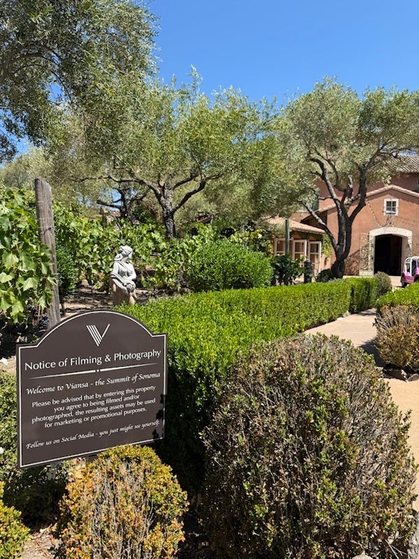 Custom Winery Signage for Viansa Winery & Marketplace
