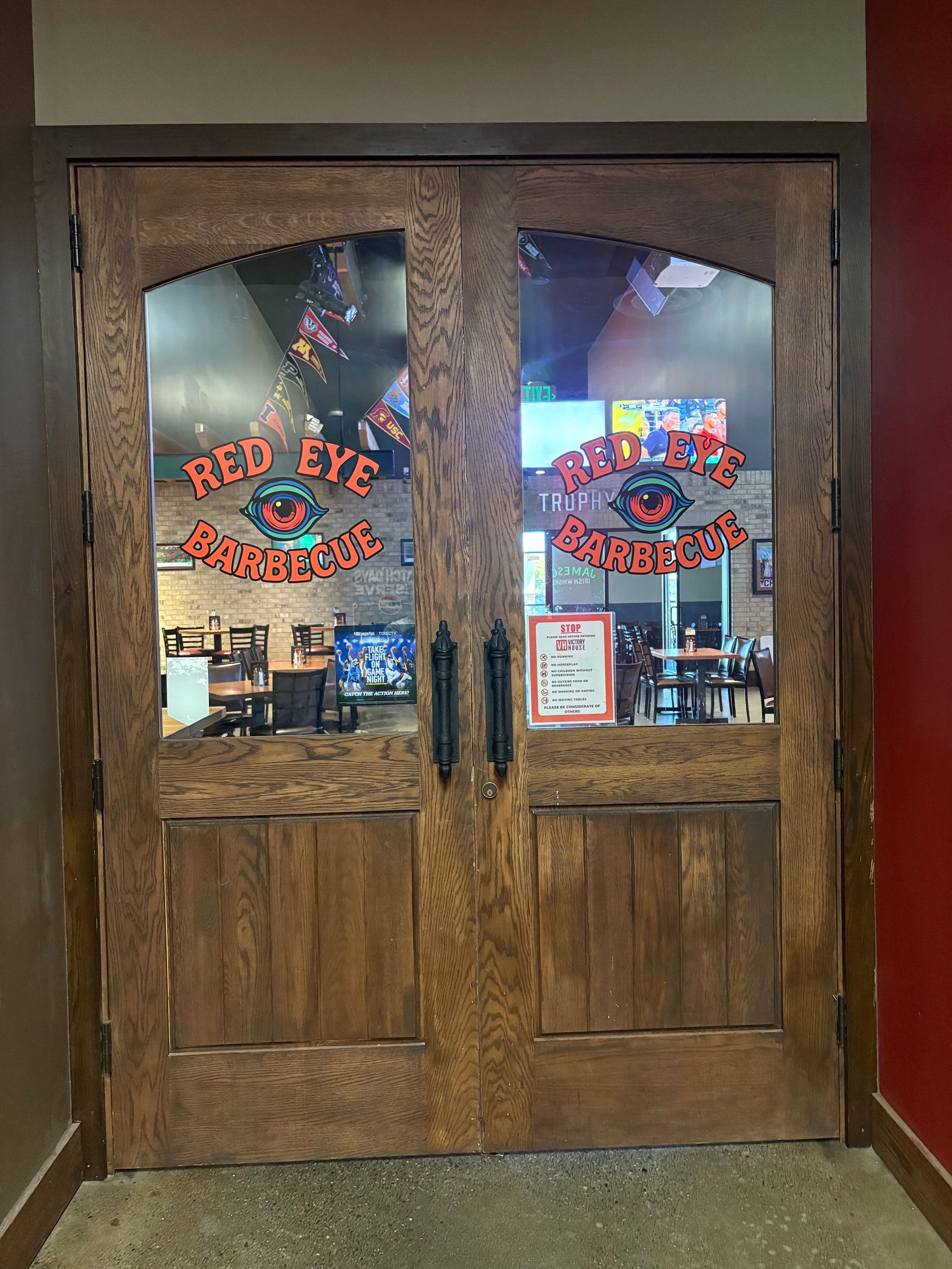 Red Eye Barbecue Signage at Epicenter in Santa Rosa