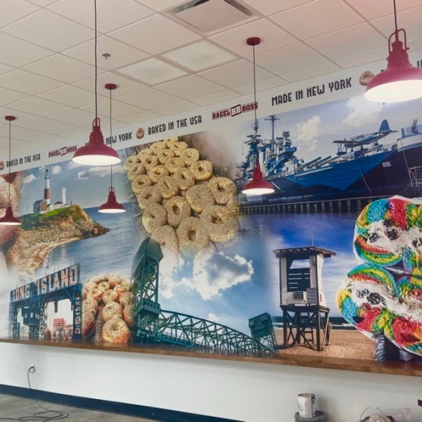 Bagel Boss - Wall Graphics and Window Perf