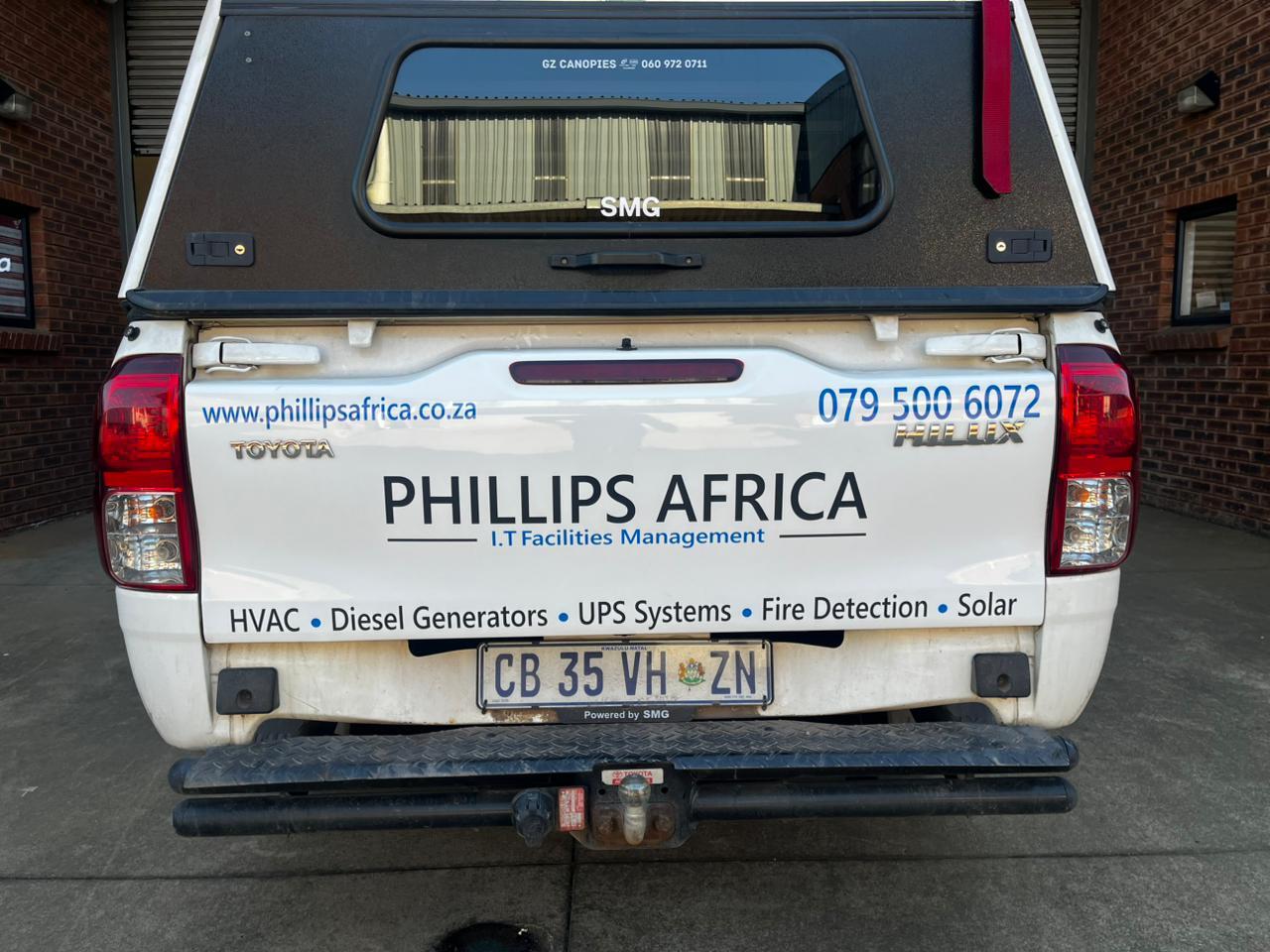 New vehicle branding for Phillips Africa