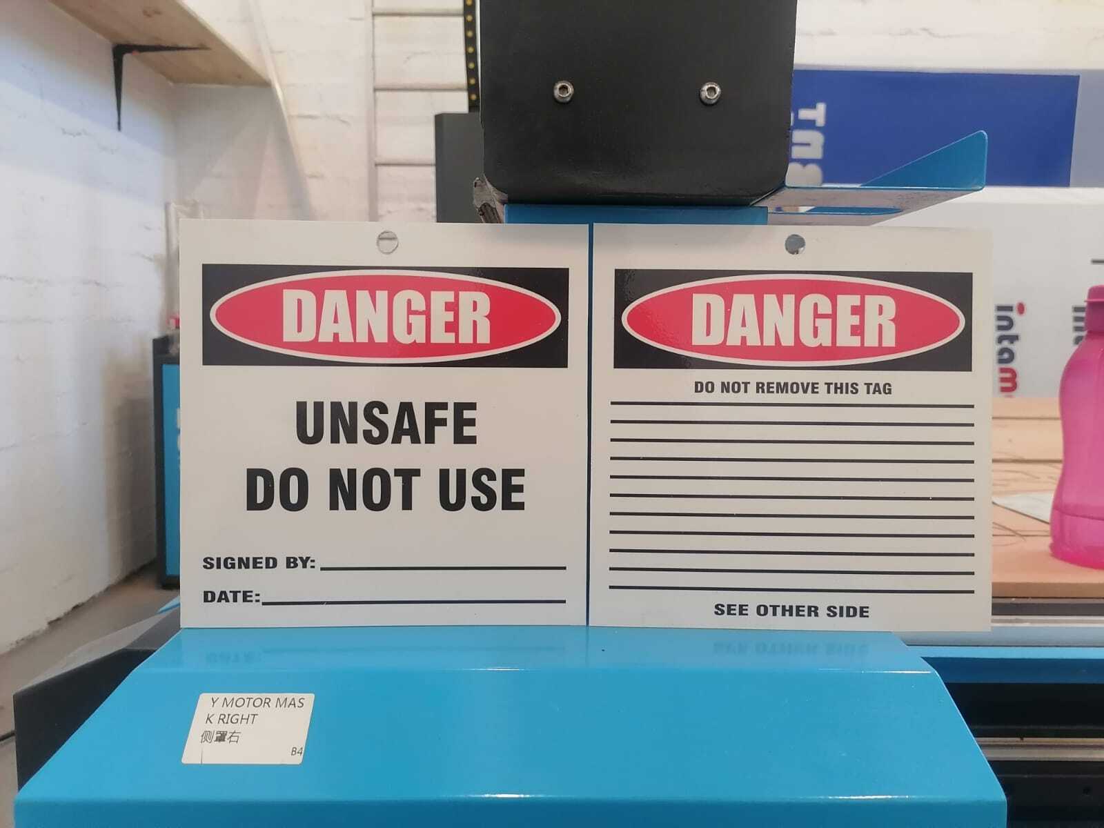 Warning / Danger construction signage