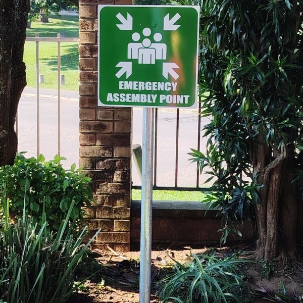 Assembly and safety signs