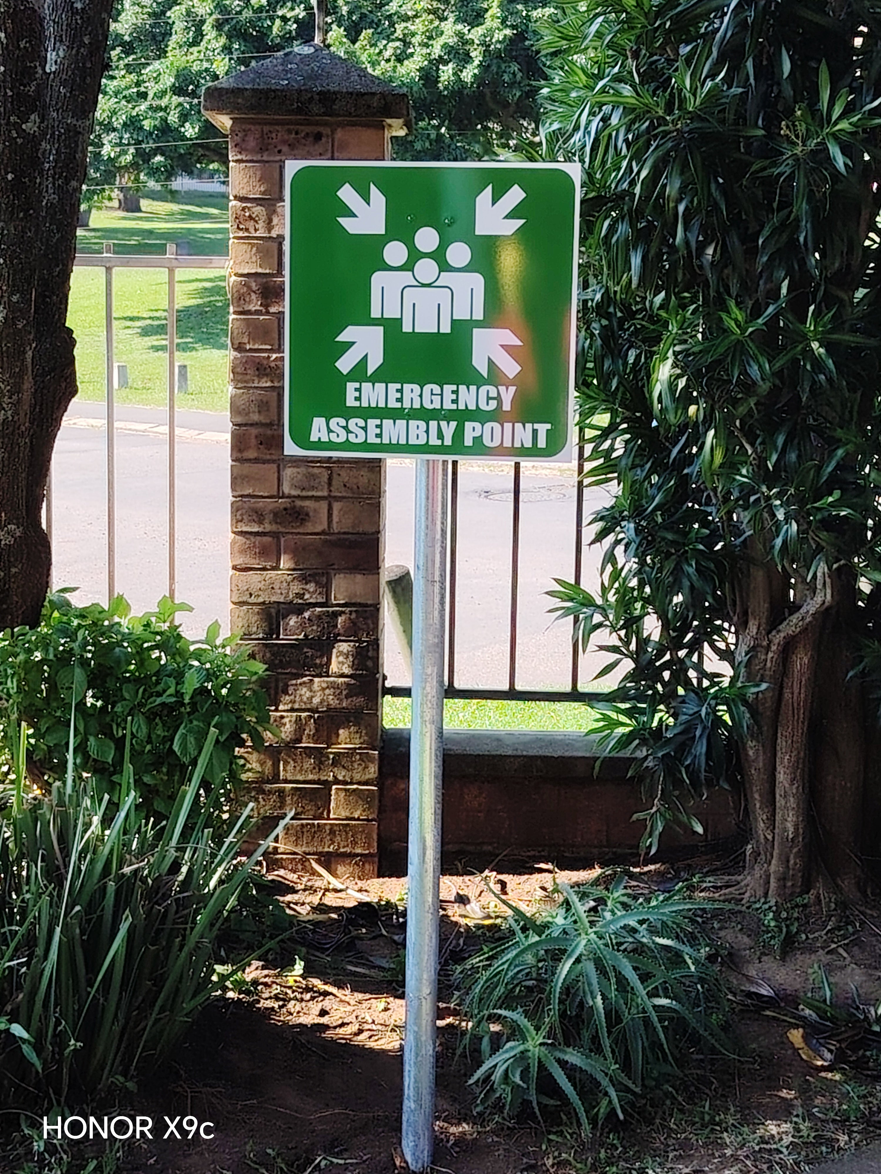 Assembly and safety signs