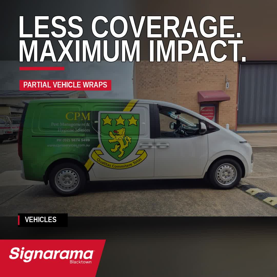 Signage That Works - Partial Wraps Full Impact