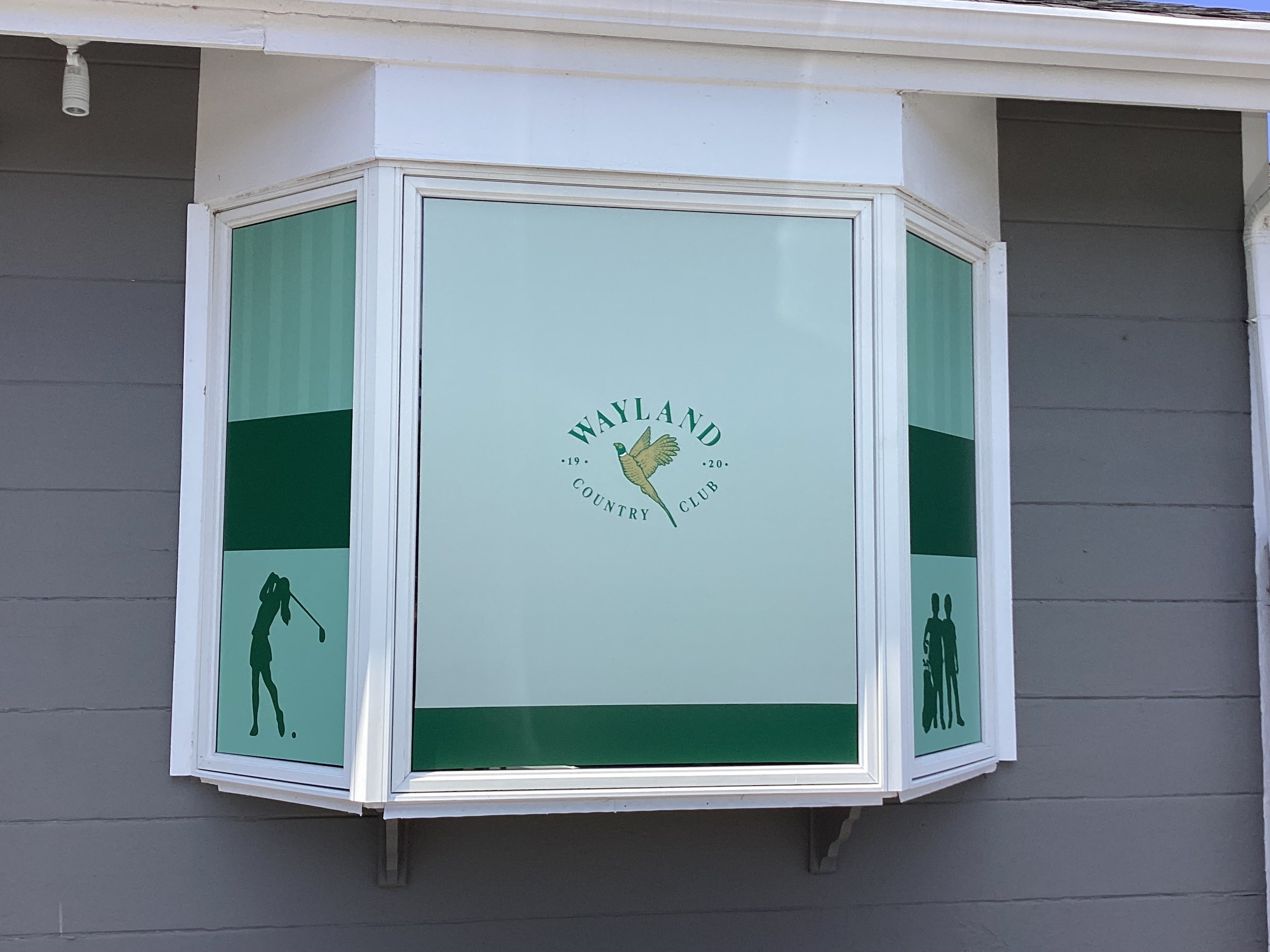 Window Graphics - Wayland Country Club (Wayland, MA)