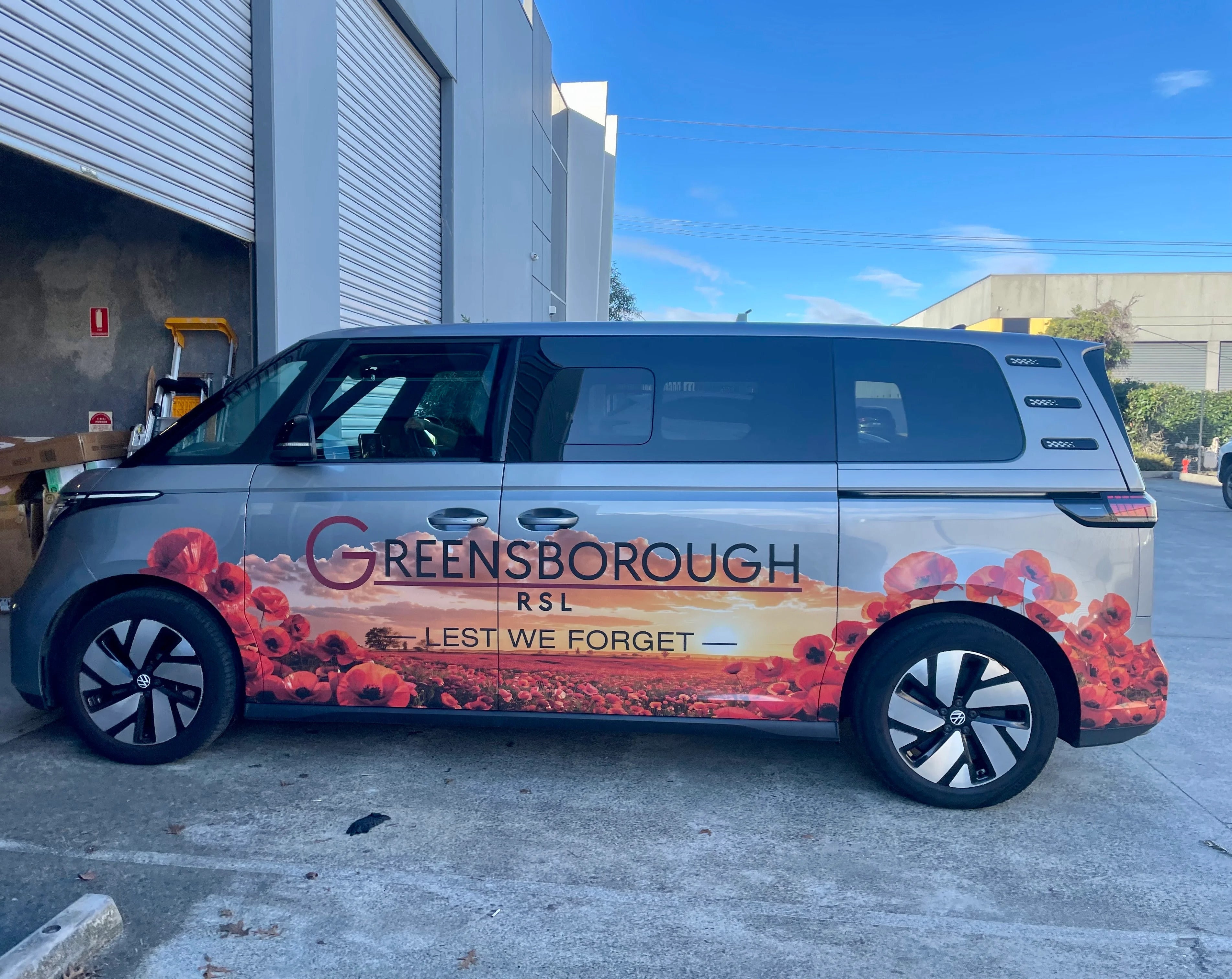 Van Wraps - GREENSBOROUGH RSL SUB BRANCH INC - Greensborough VIC.