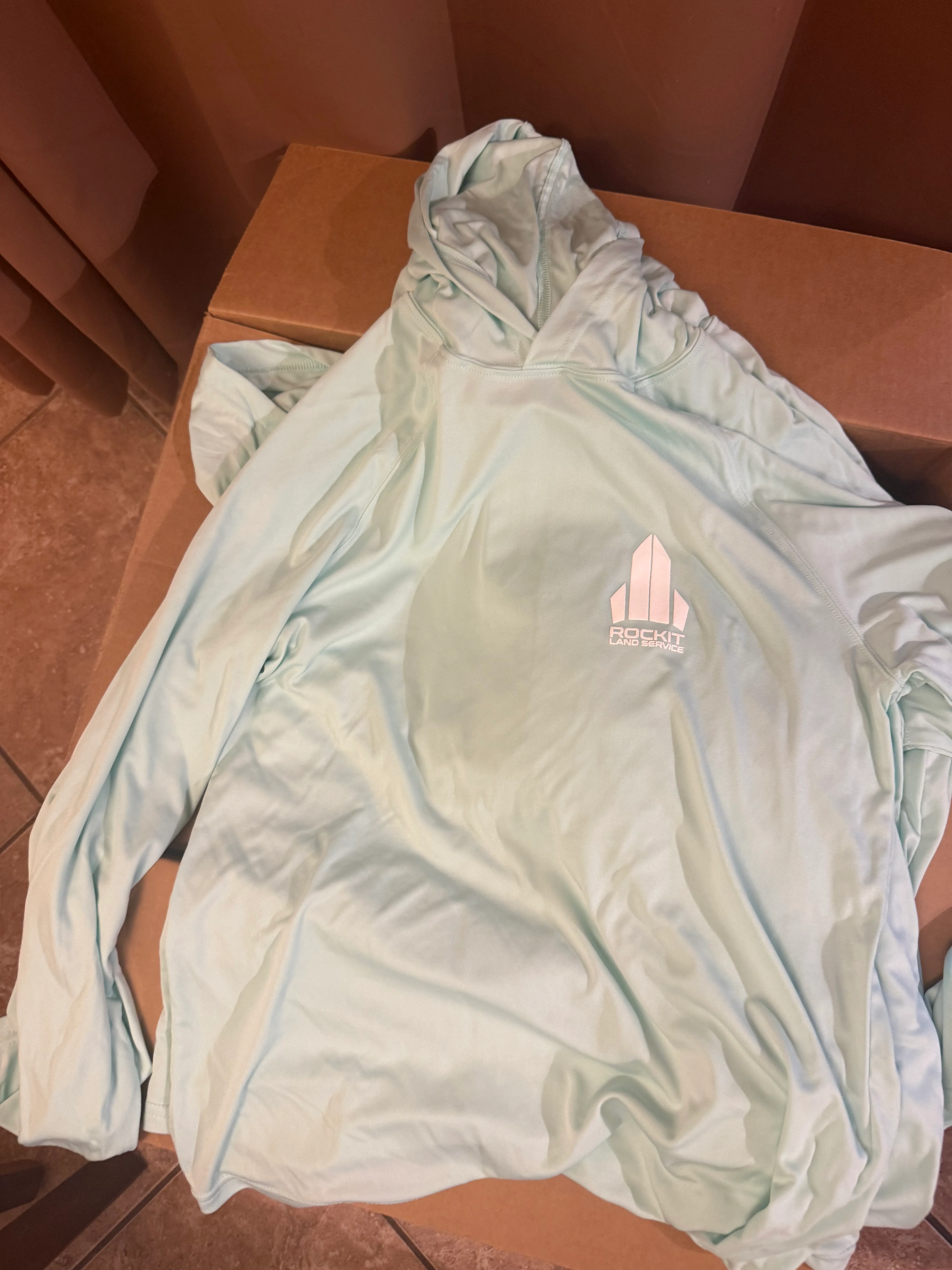 Custom Dry-Fit Long Sleeves for Rock It Land Service: Built for Arizona Job Sites
