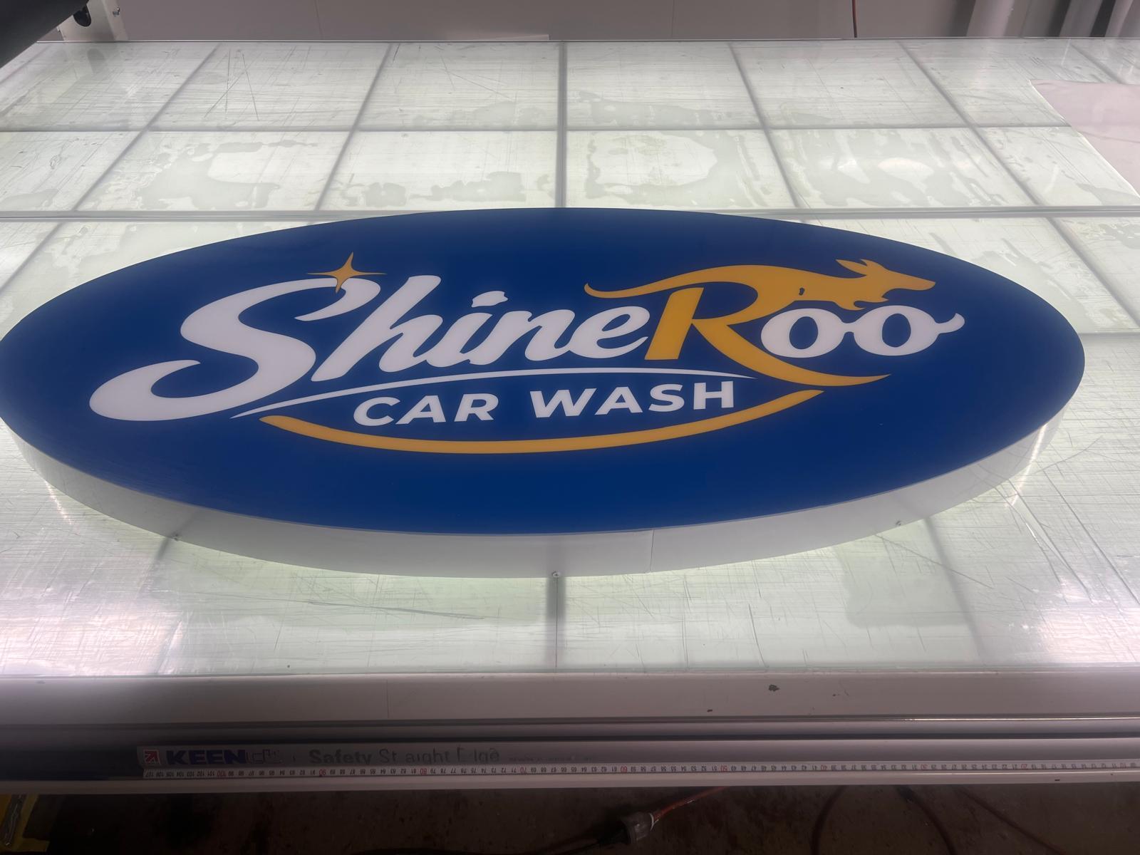 Full Signage Fit-Out for Shineroo Carwash Bathurst