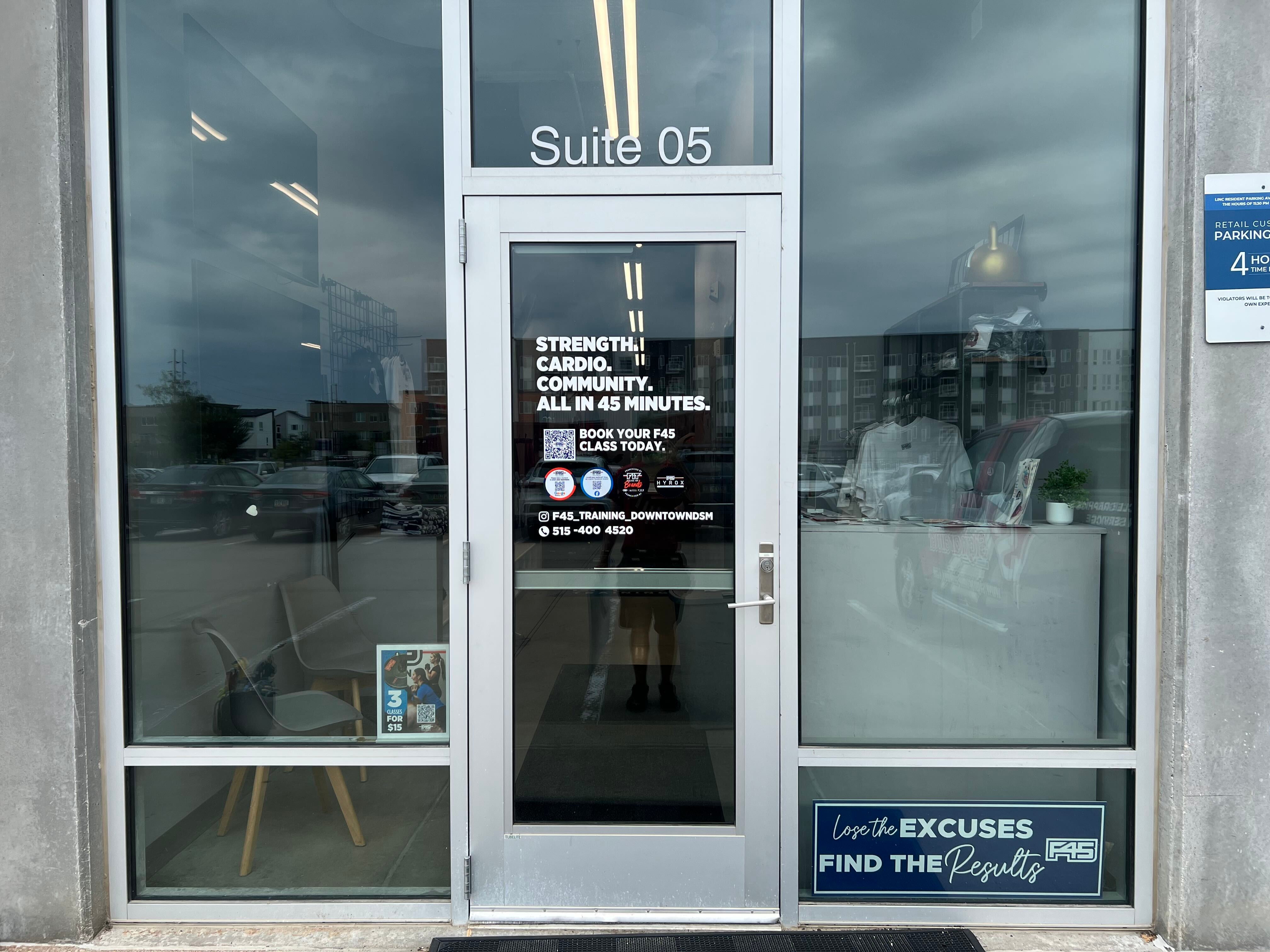 New Graphics for F45 Training in Prairie Trail & Downtown Des Moines