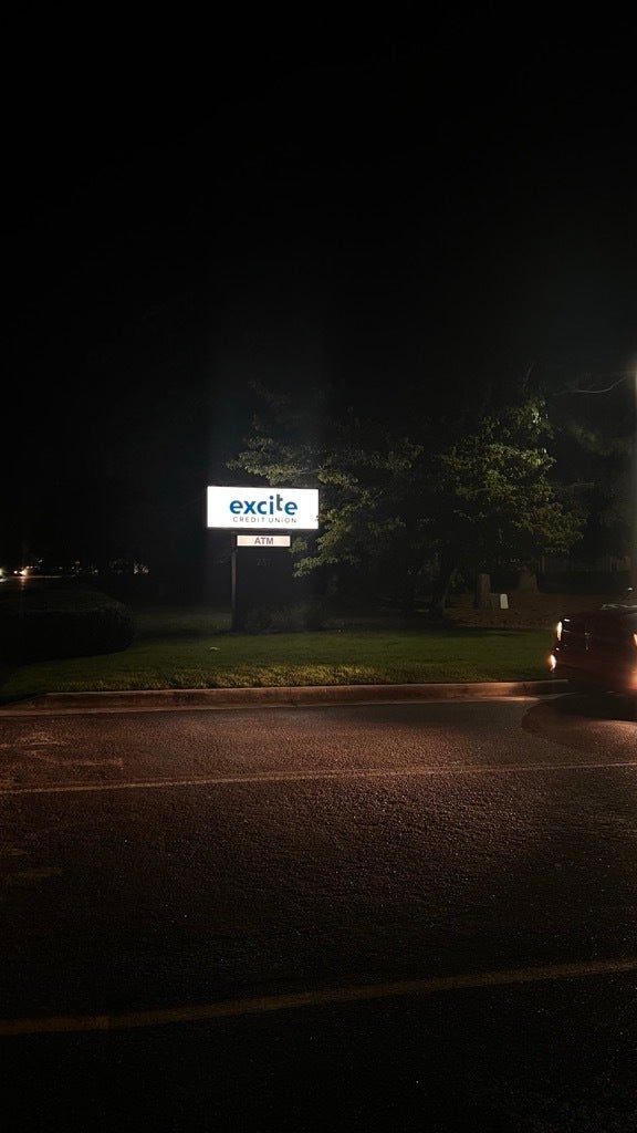 Excite Credit Union - Embossed Illuminated Pylon Sign