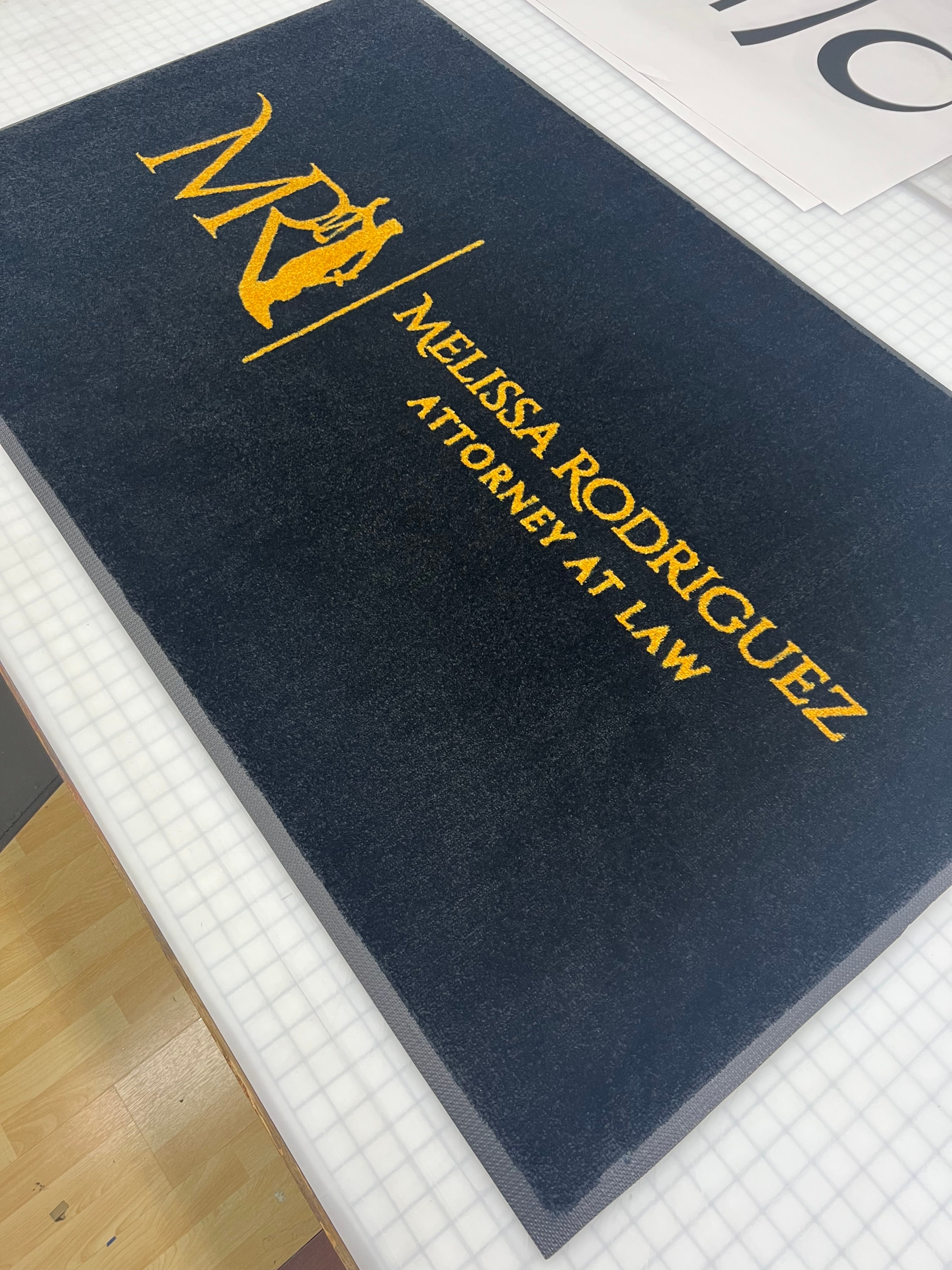 Custom Wall Signage & Branded Logo Floor Mats for Law Offices