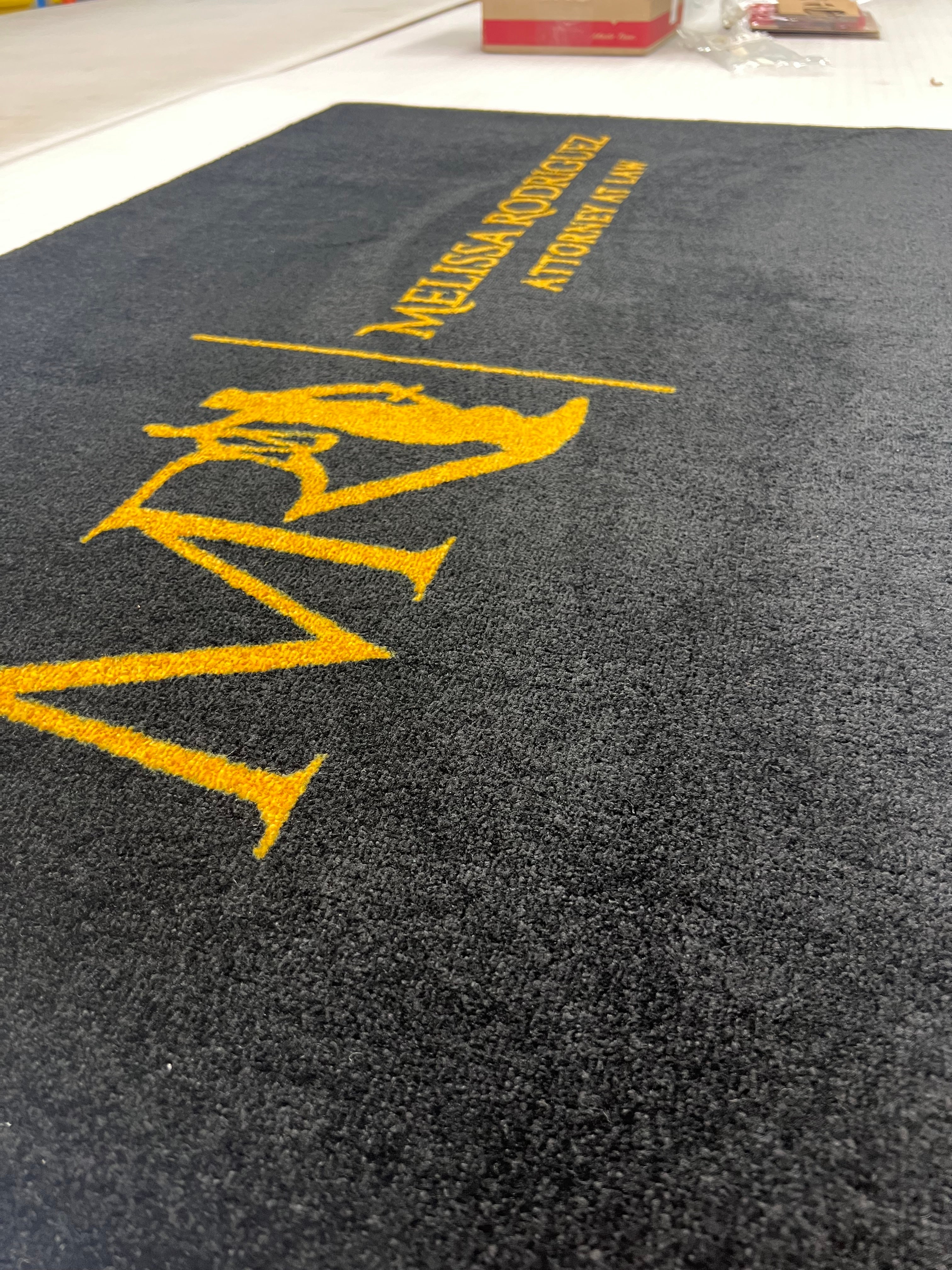 Custom Wall Signage & Branded Logo Floor Mats for Law Offices