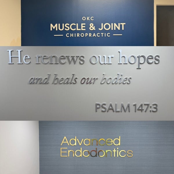 Dimensional lettering in Edmond, OK!