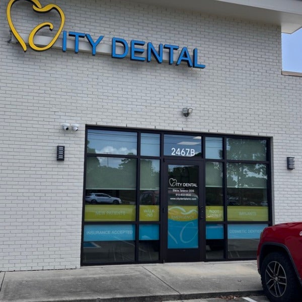 City Dental - Second Surface Window Graphics
