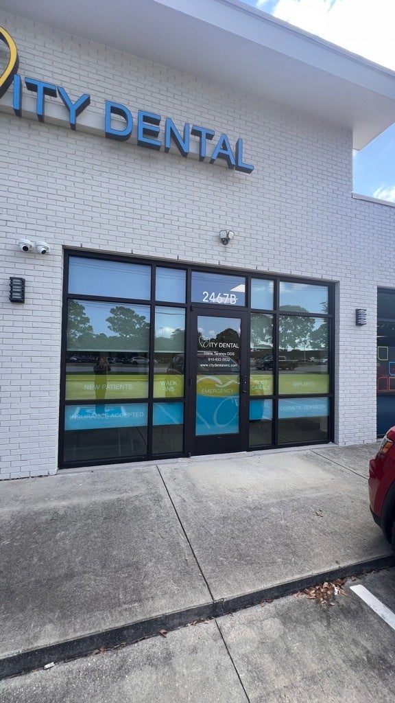 City Dental - Second Surface Window Graphics