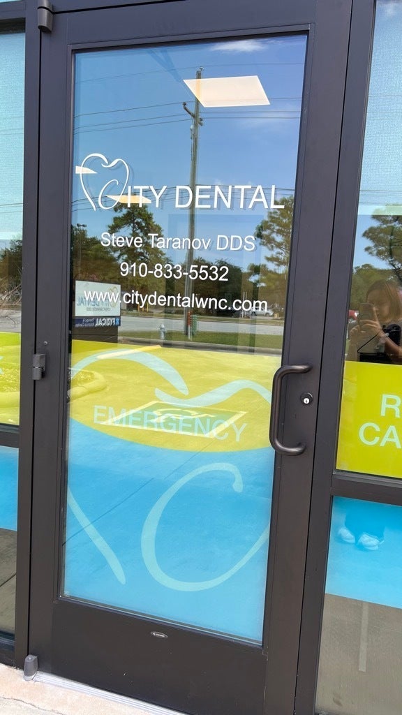City Dental - Second Surface Window Graphics