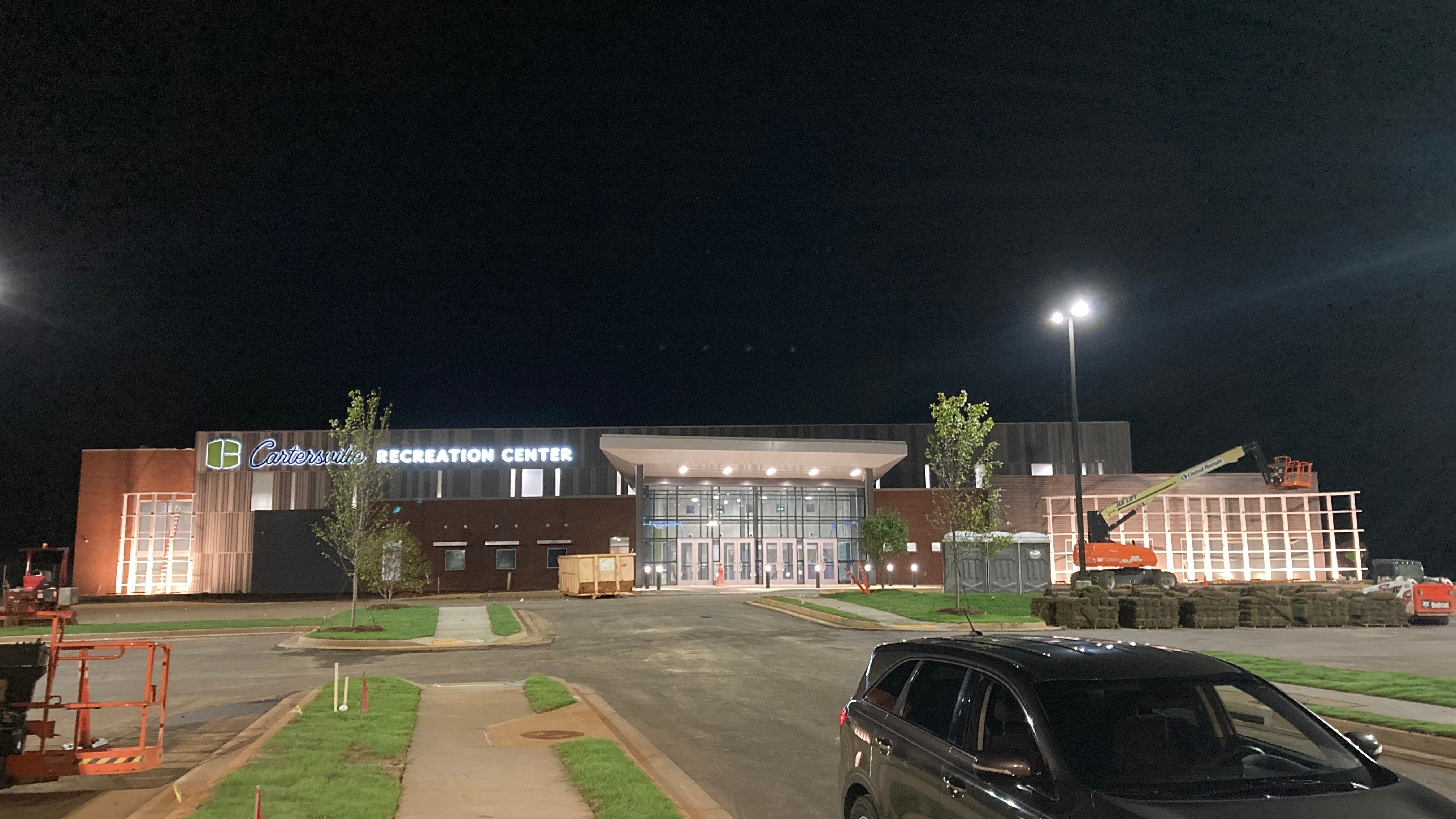 Large Scale Building Signage for Cartersville Recreation Center
