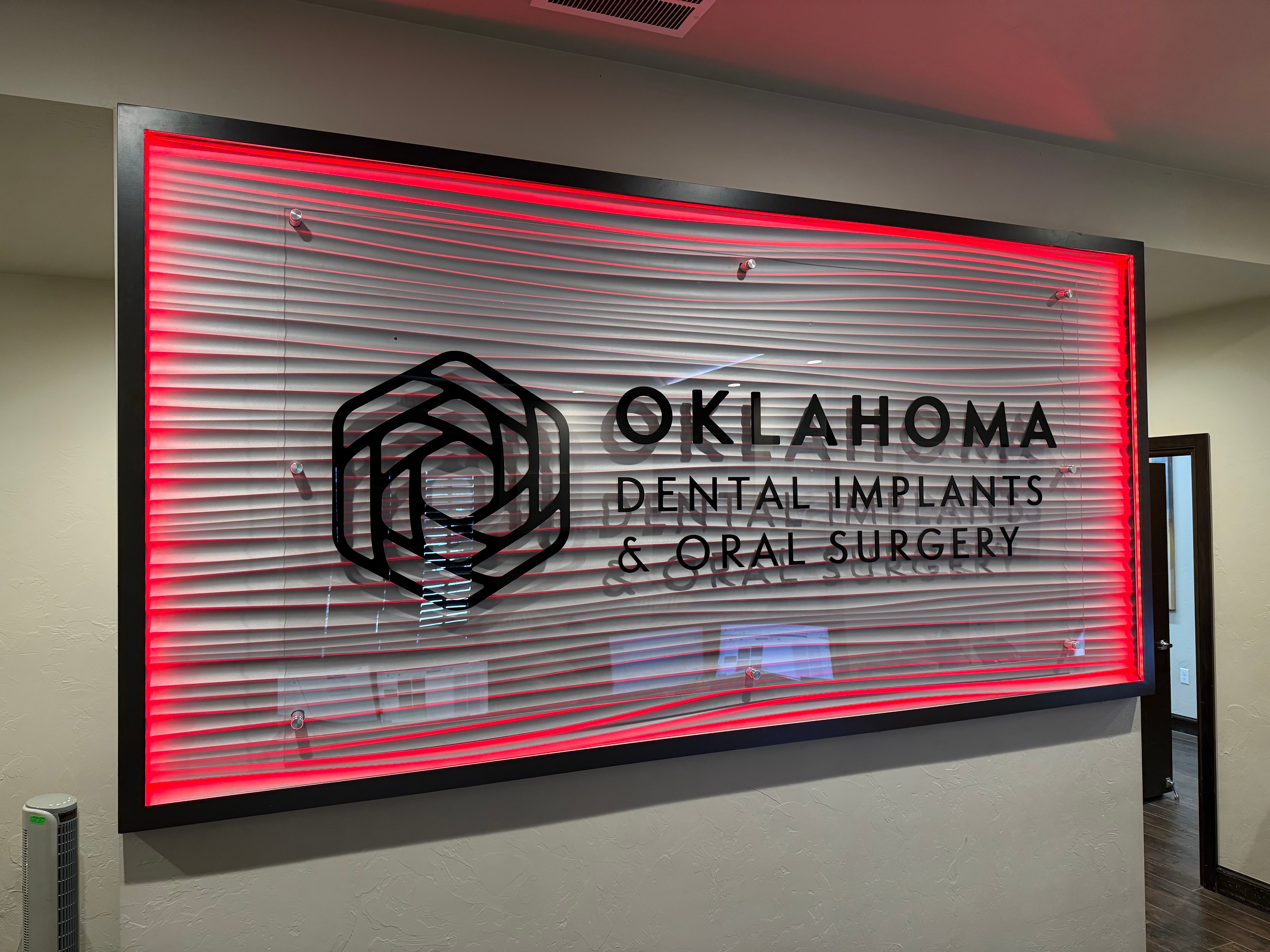 Interior Backlit Acrylic Sign