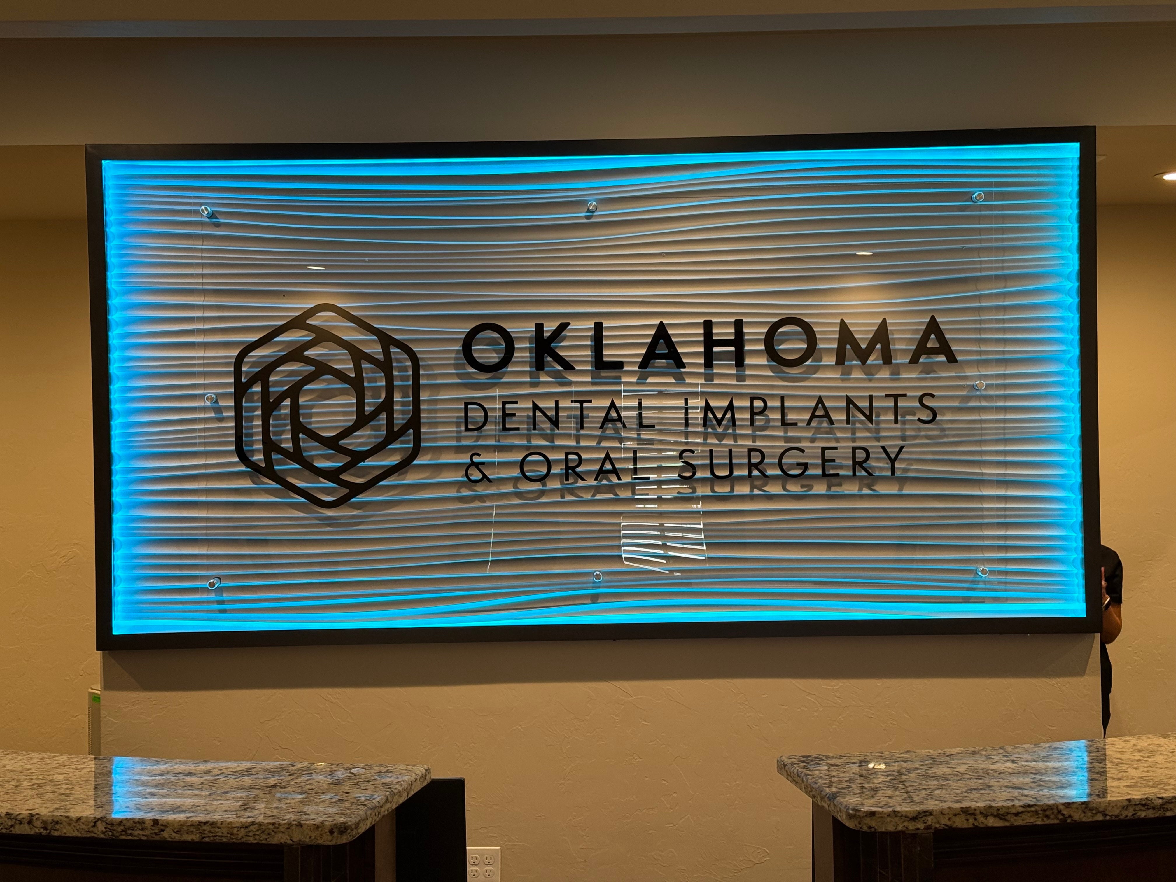Interior Backlit Acrylic Sign