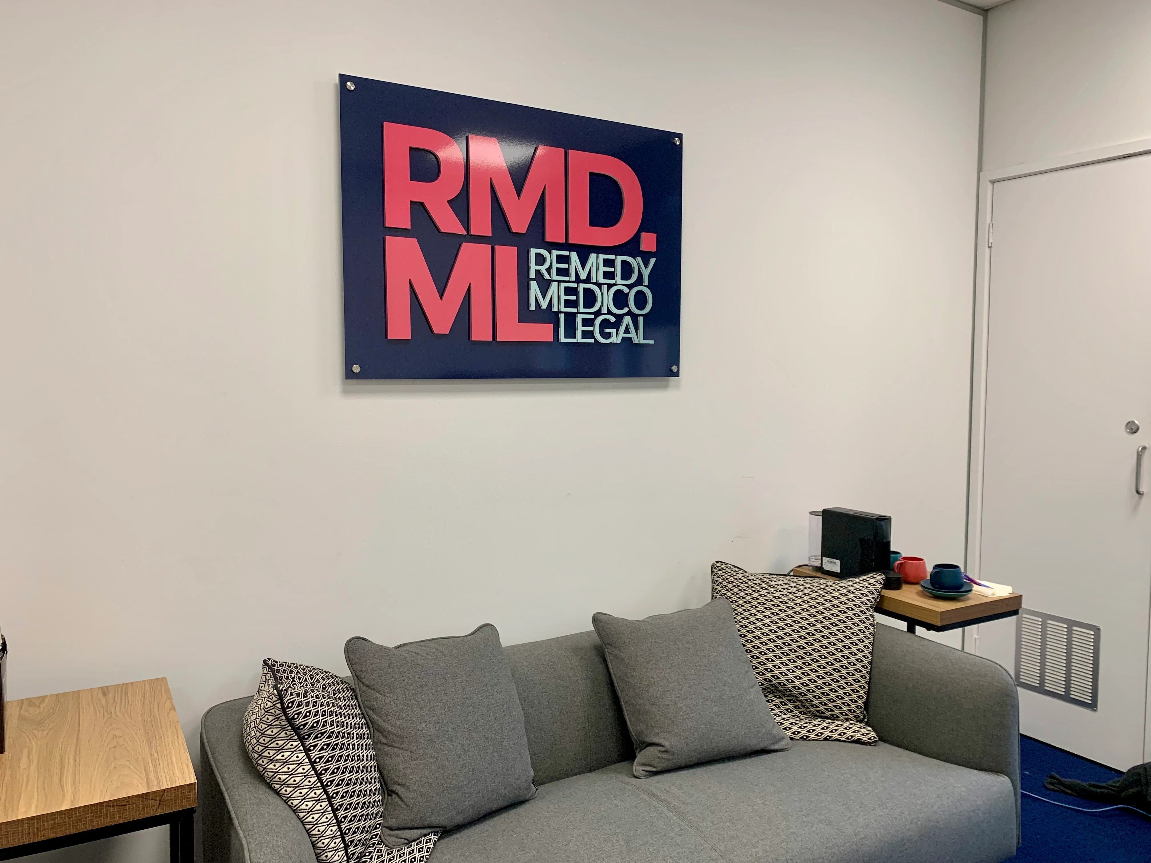 Office Signage - Remedy Medico Legal - Heidelberg VIC.