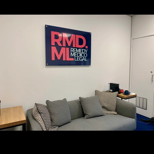 Office Signage - Remedy Medico Legal - Heidelberg VIC.