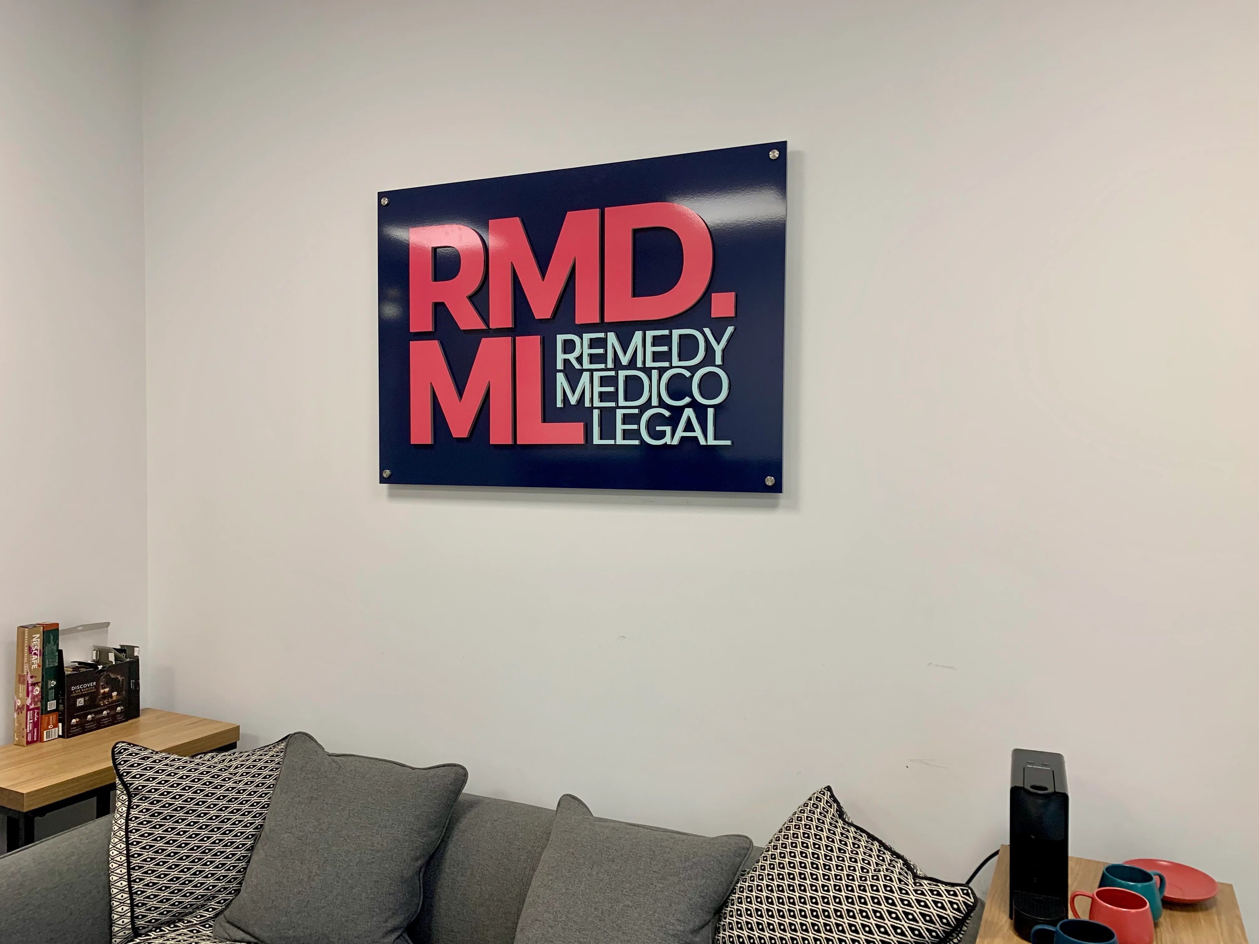 Office Signage - Remedy Medico Legal - Heidelberg VIC.