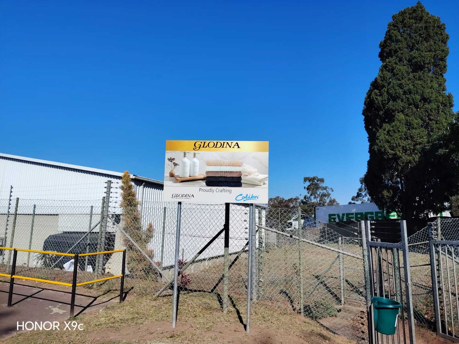 Glodina Factory Store new branding and signage