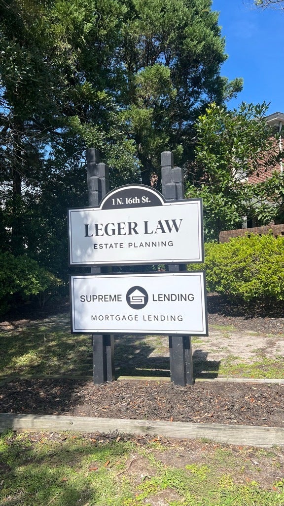 Supreme Lending - Post and Panel Sign, PVC Hanging Sign and Door Decal