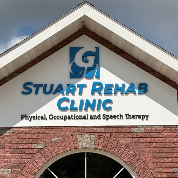 Custom Dimensional Building Sign for Stuart Rehab Clinic