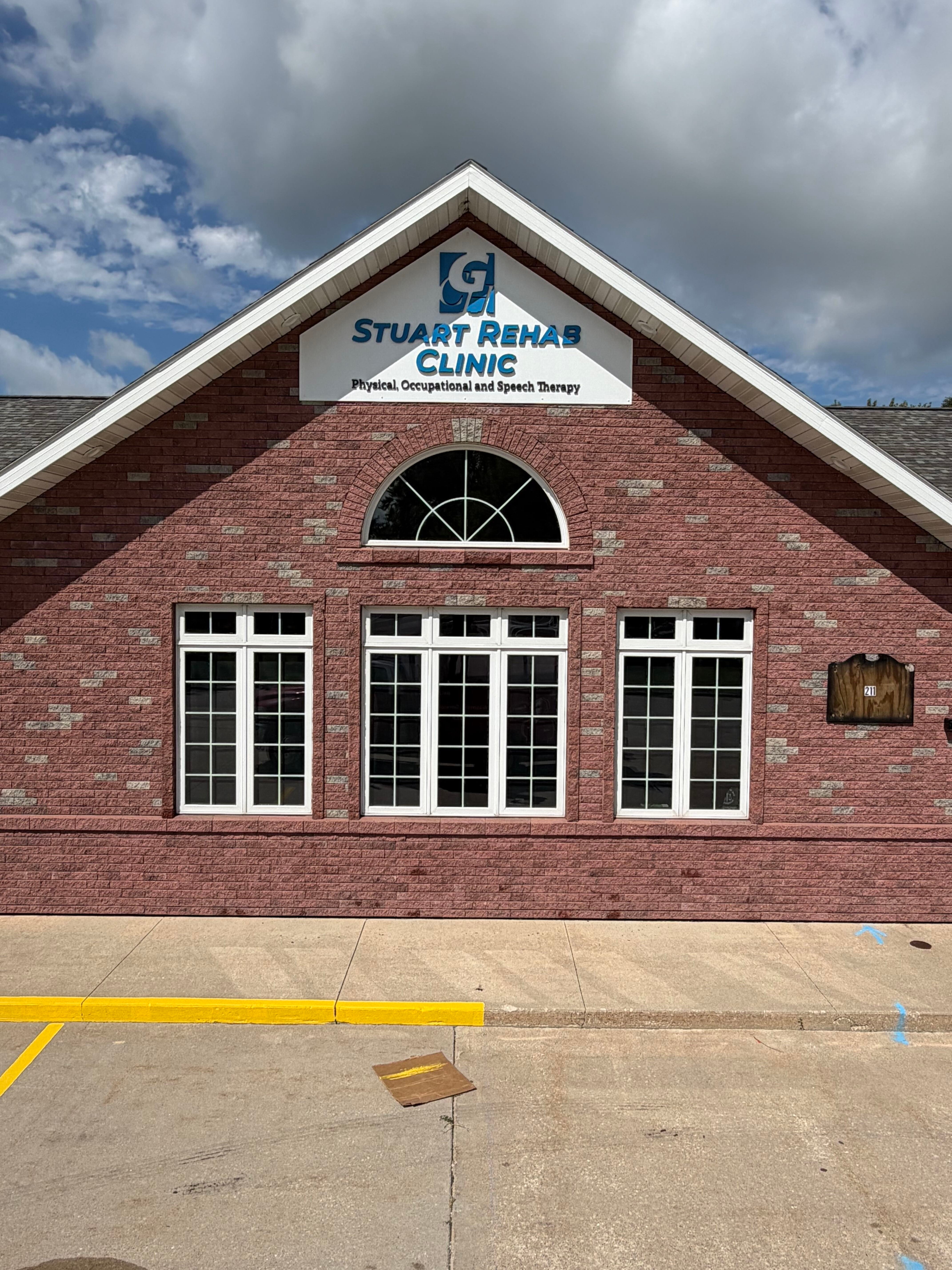 Custom Dimensional Building Sign for Stuart Rehab Clinic
