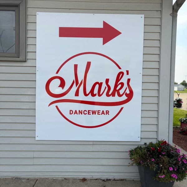 Updated Signage for Mark’s Dancewear in Johnston, Iowa