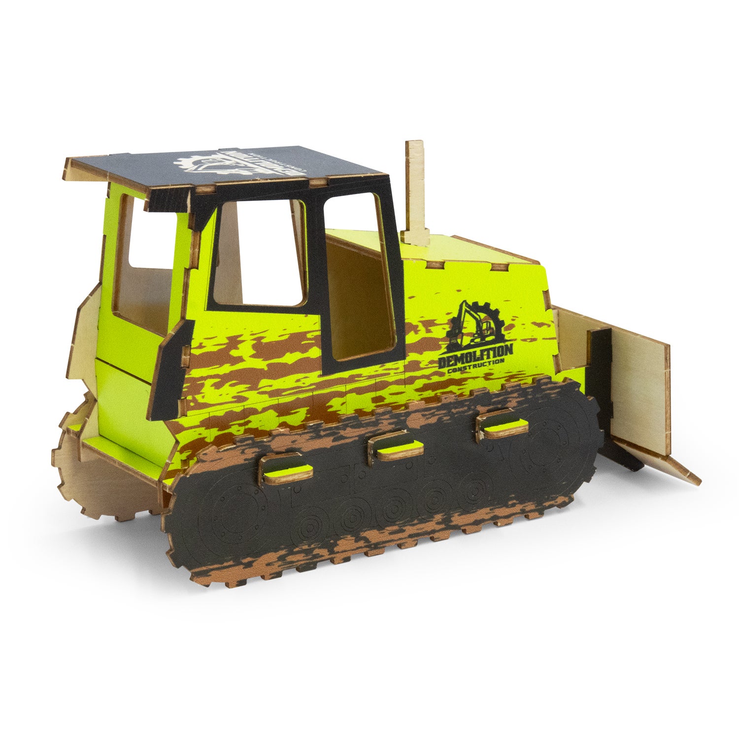 BRANDCRAFT Bulldozer Wooden Model