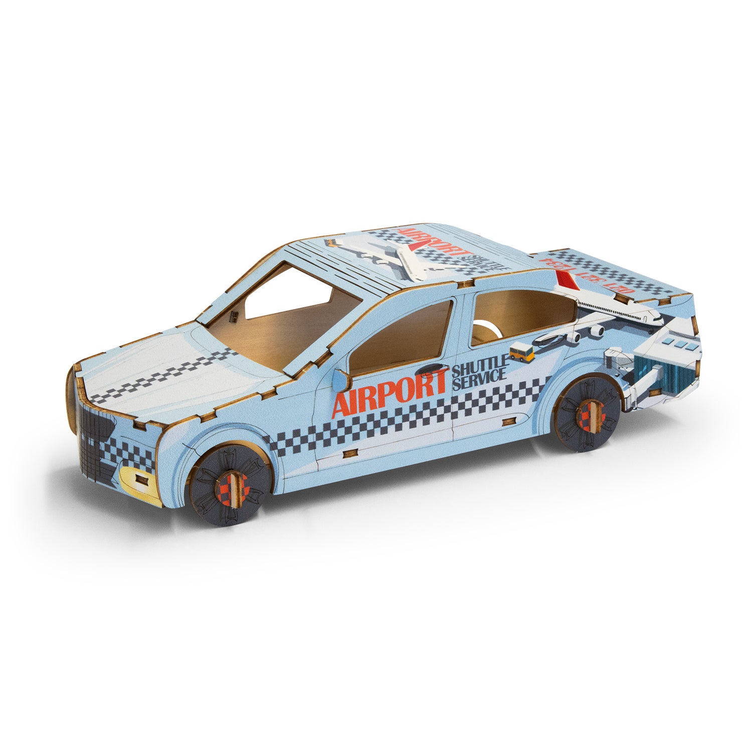 BRANDCRAFT Sedan Car Wooden Model