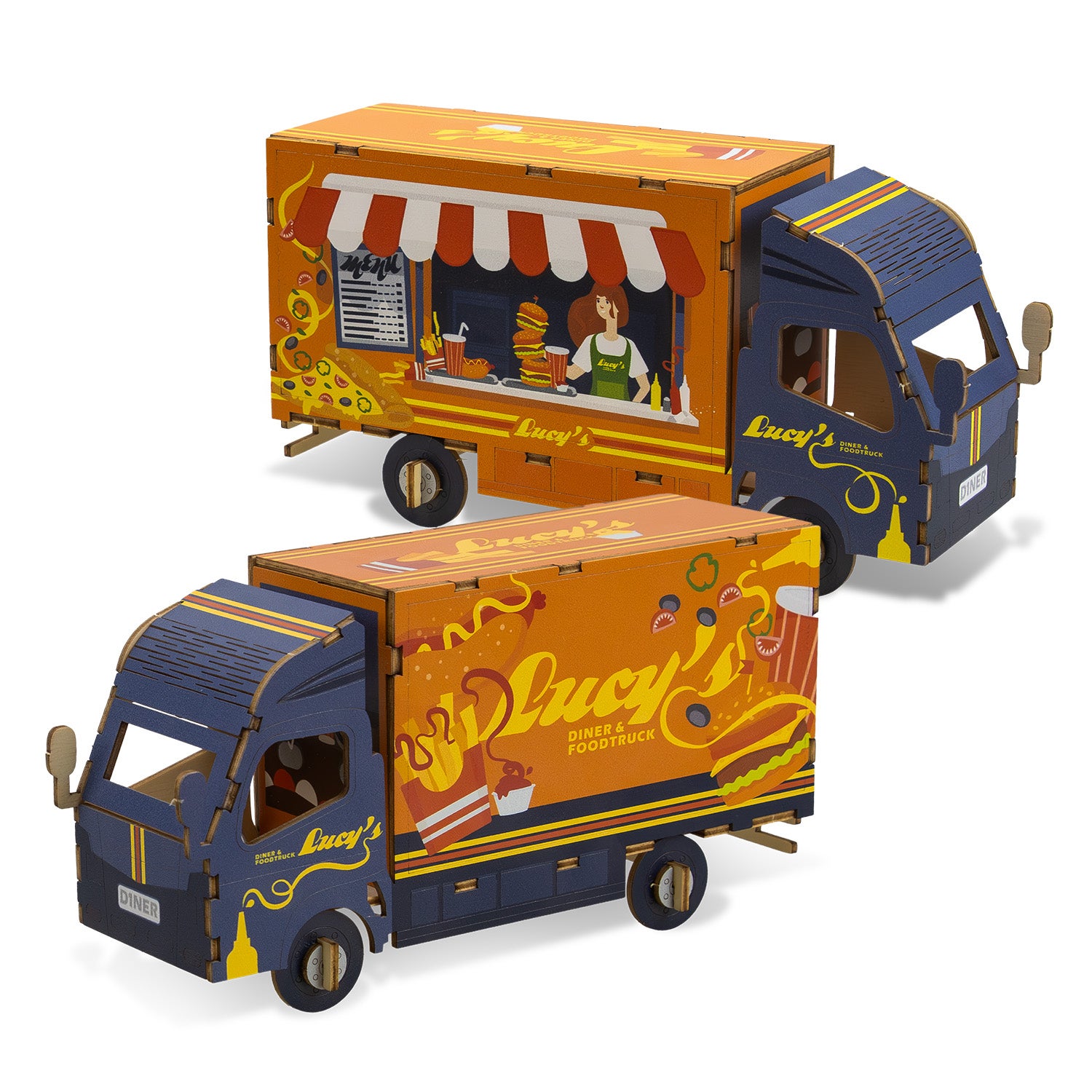 BRANDCRAFT Small Truck Wooden Model