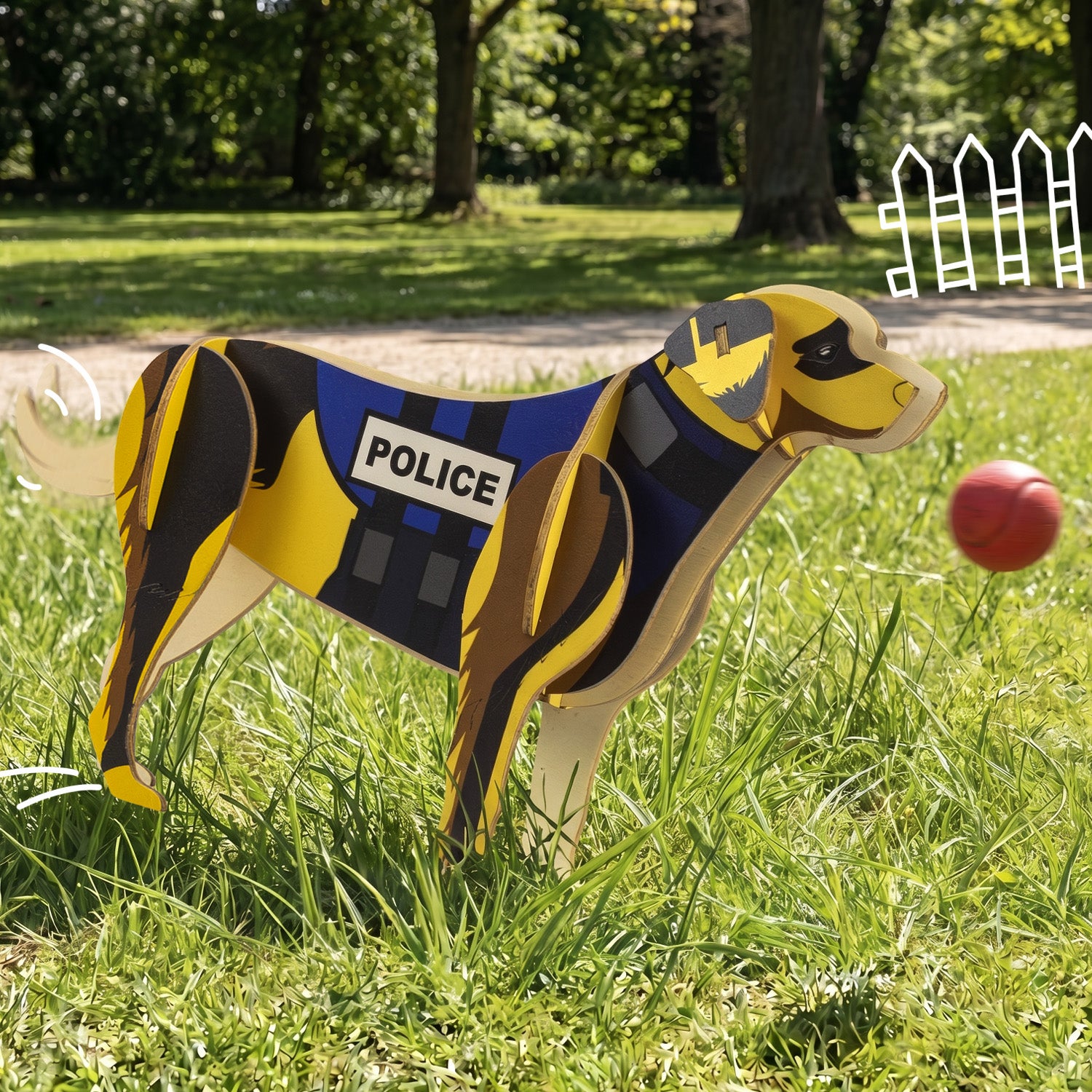 BRANDCRAFT Dog Wooden Model